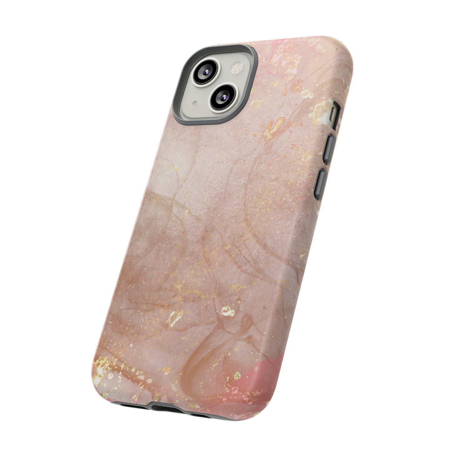 Rose Gold Marble Phone Tough Cases