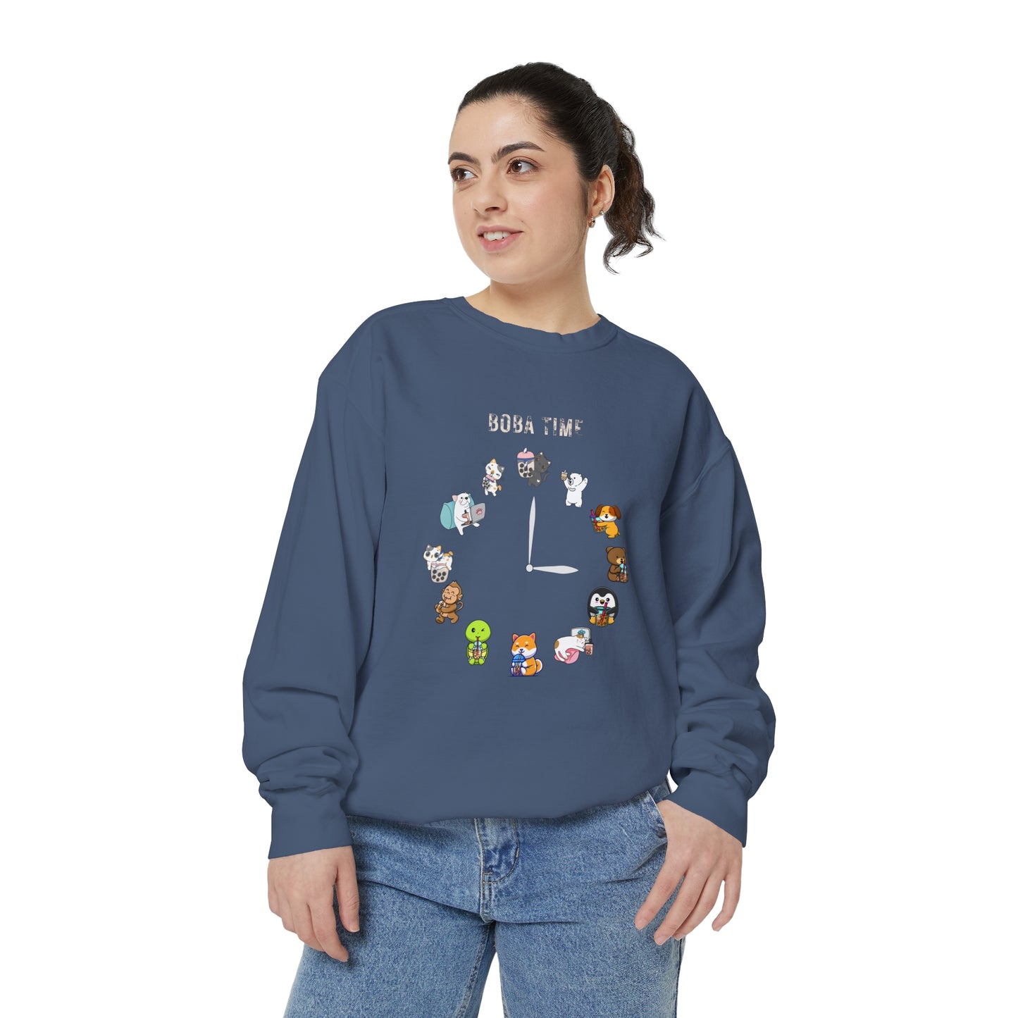 Boba Tea Clock Unisex Sweatshirt