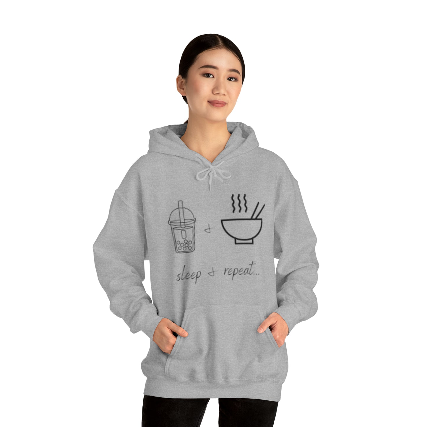 Boba Tea Unisex Heavy Blend™ Hooded Sweatshirt