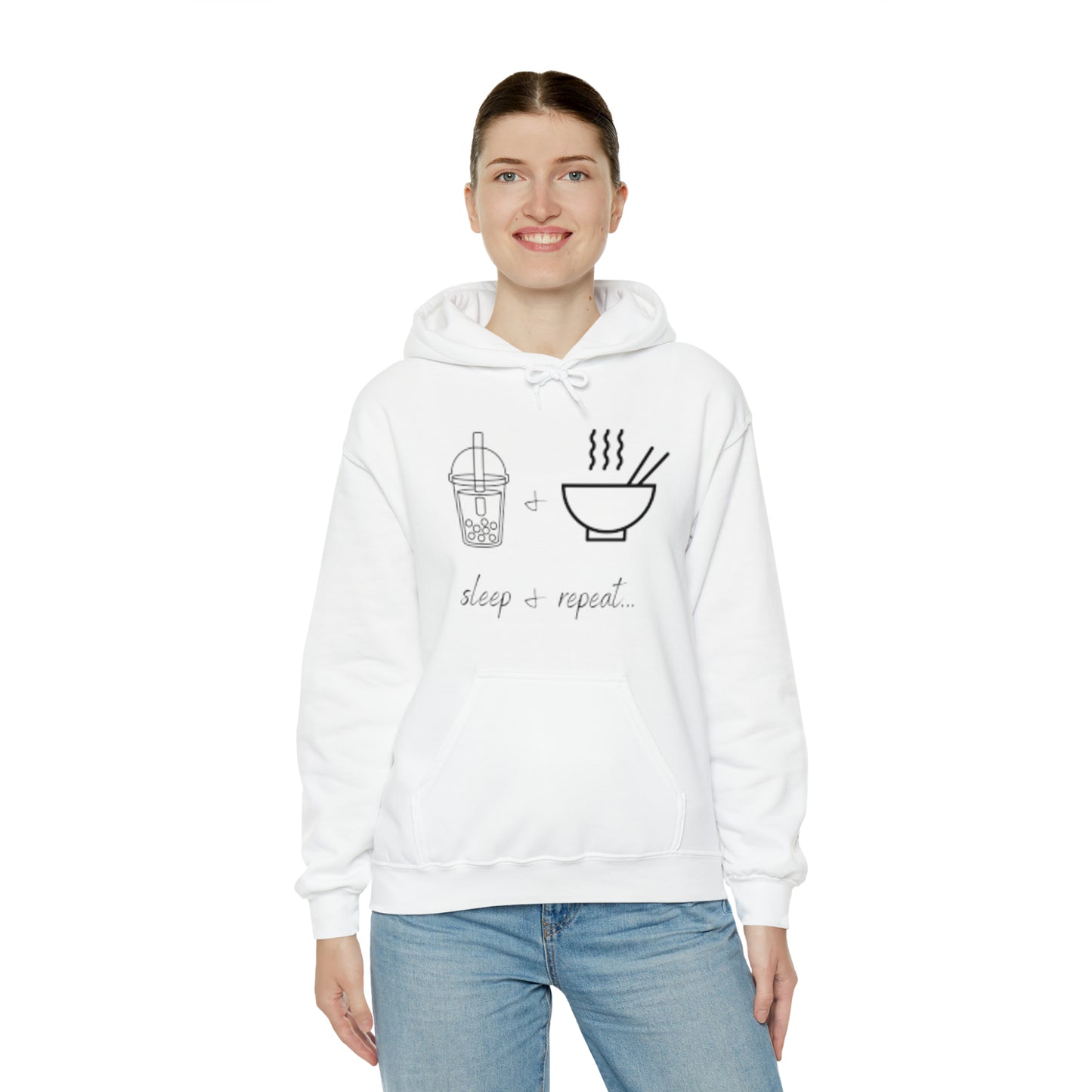 Boba Tea Unisex Heavy Blend™ Hooded Sweatshirt