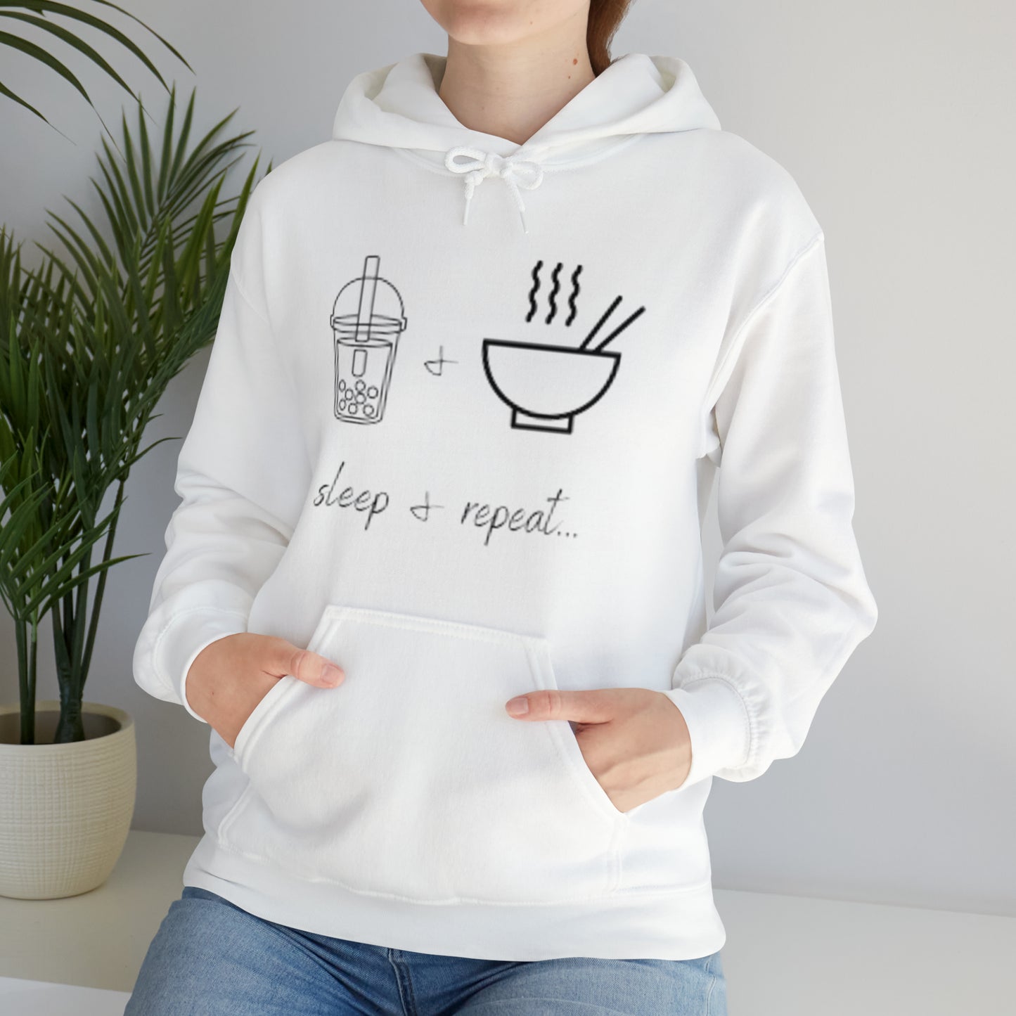 Boba Tea Unisex Heavy Blend™ Hooded Sweatshirt