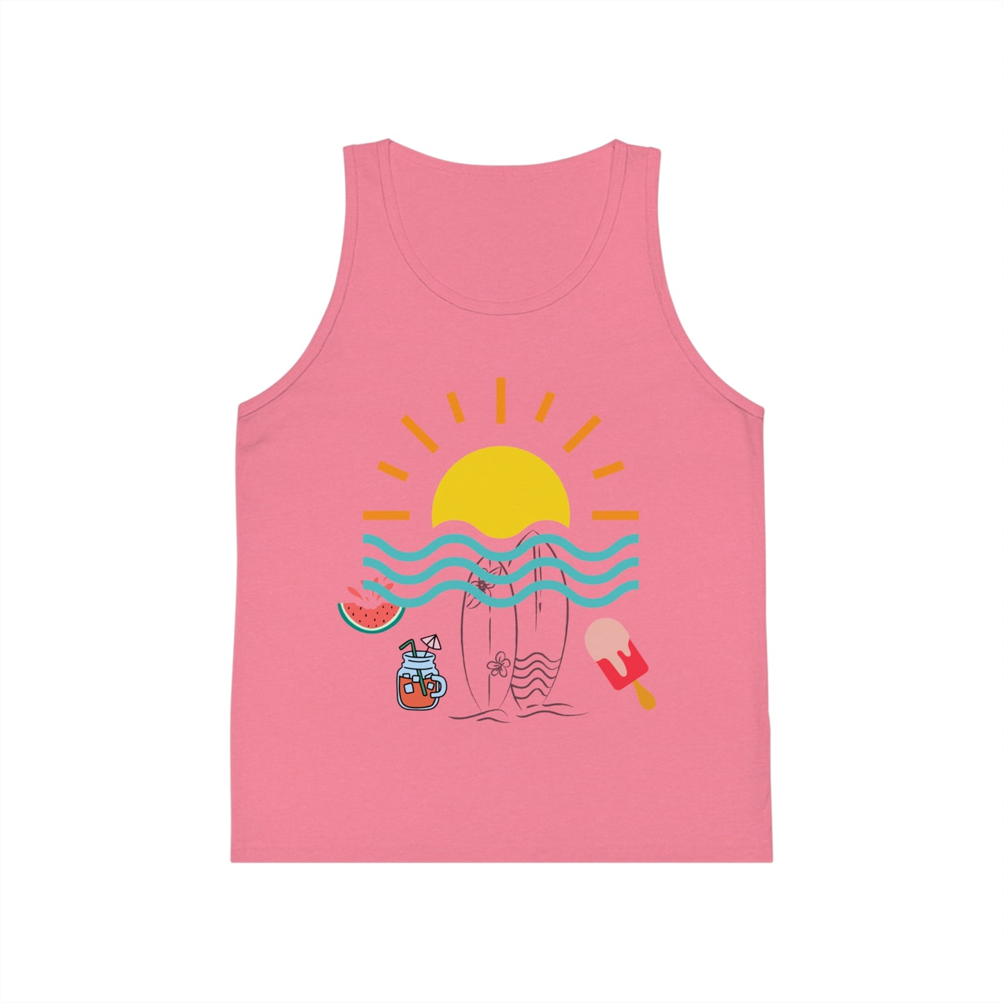 Summer Vibes Kid's Jersey Tank Top