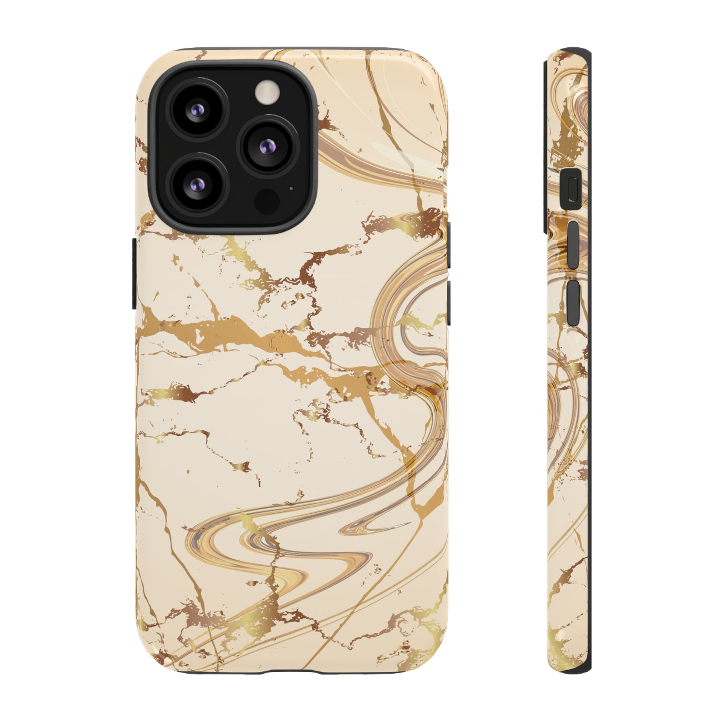 Gold Marble Tough Cases