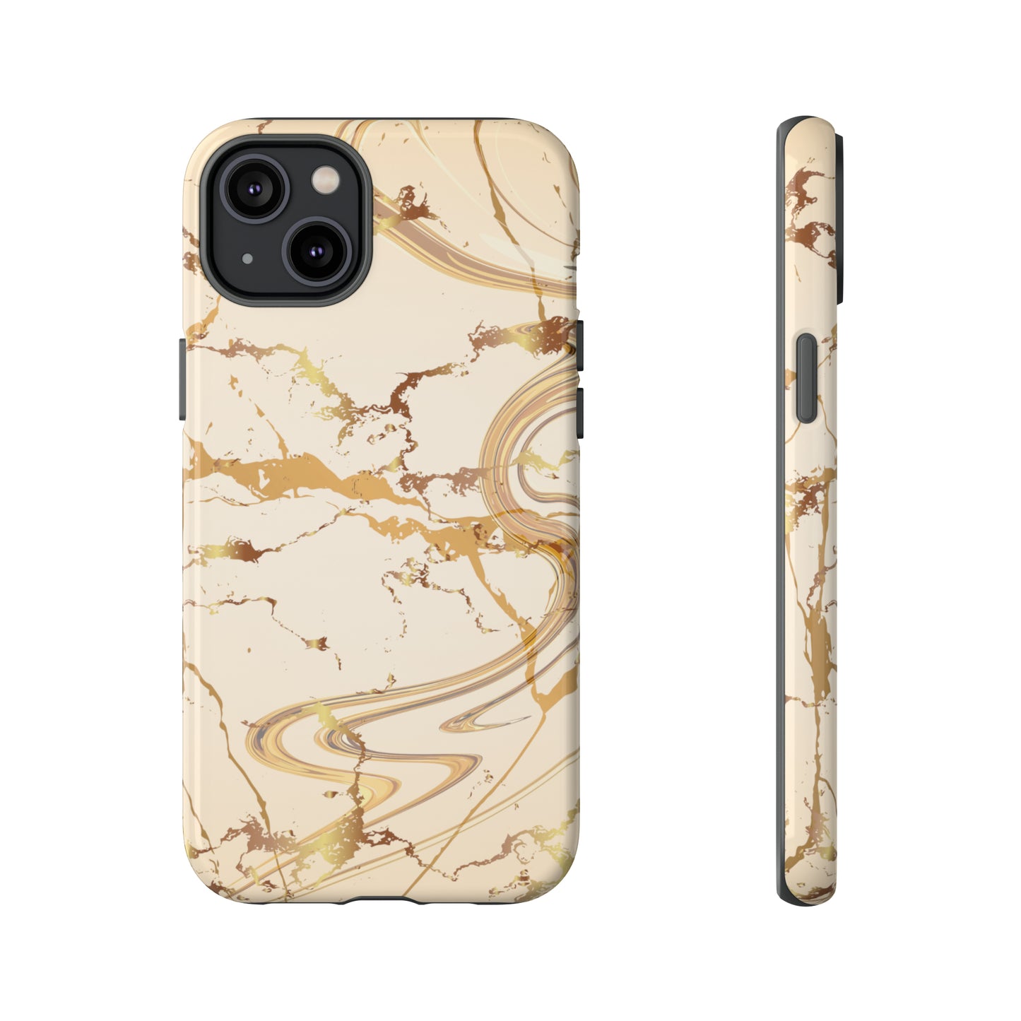 Gold Marble Tough Cases