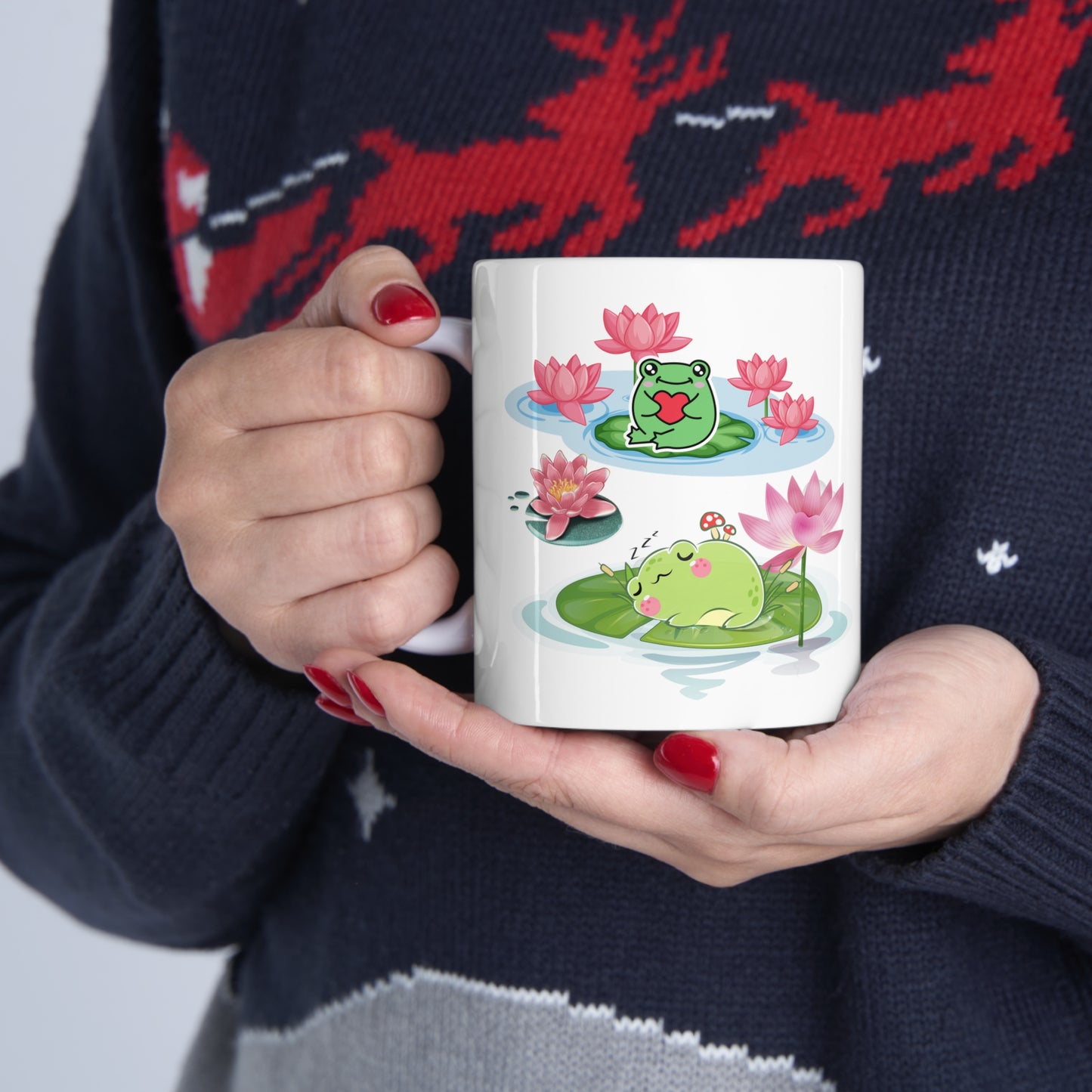 Frog Ceramic Mug 11oz