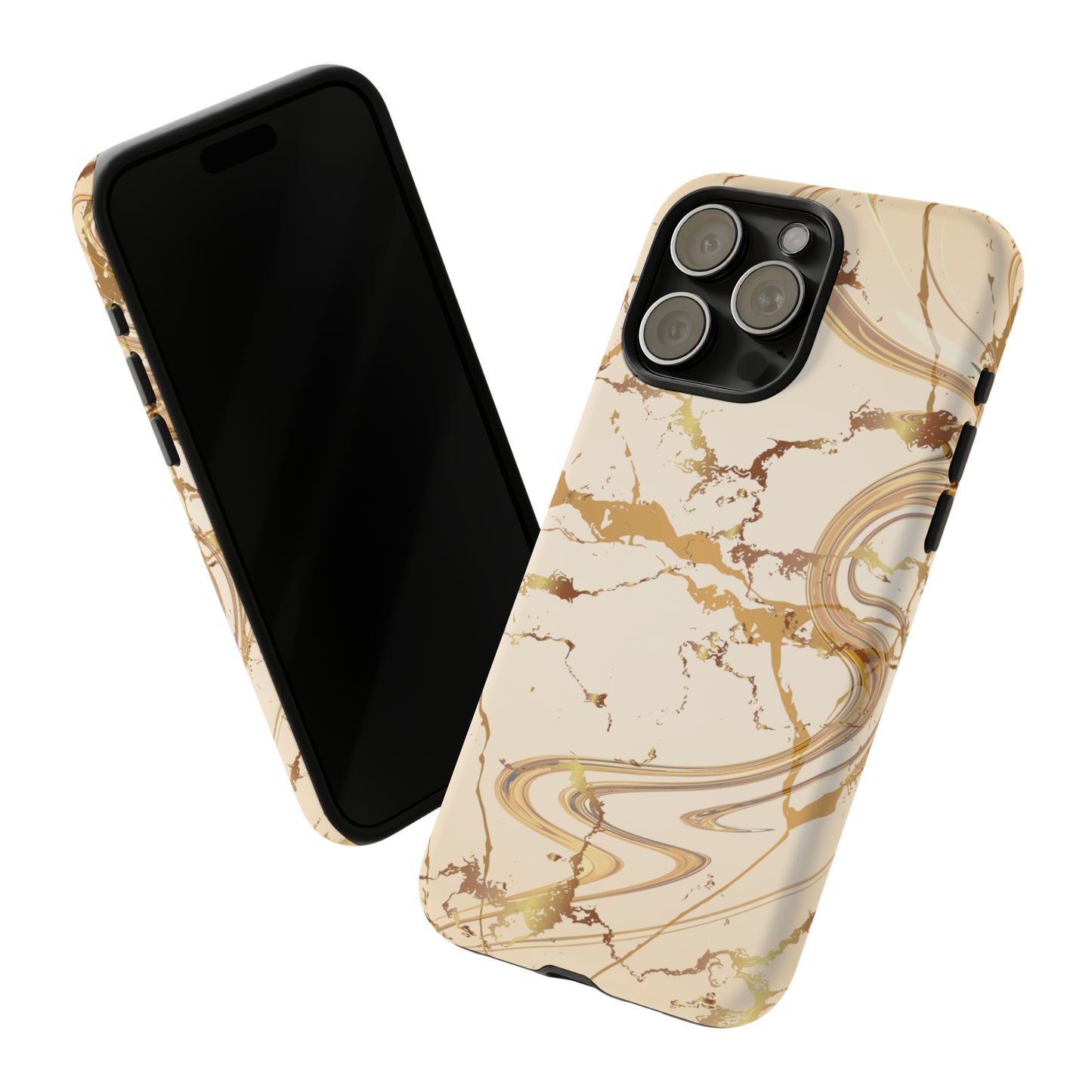 Gold Marble Tough Cases