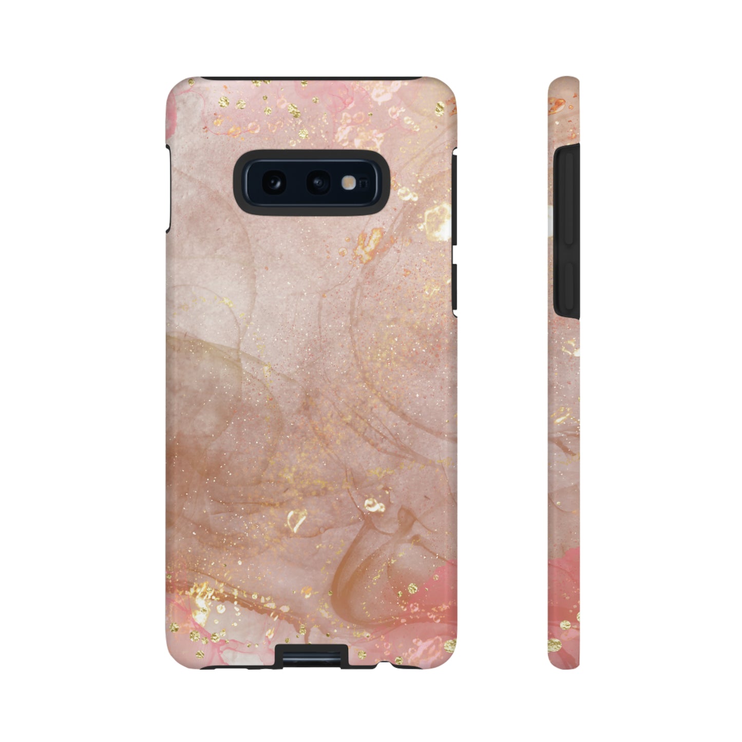 Rose Gold Marble Phone Tough Cases