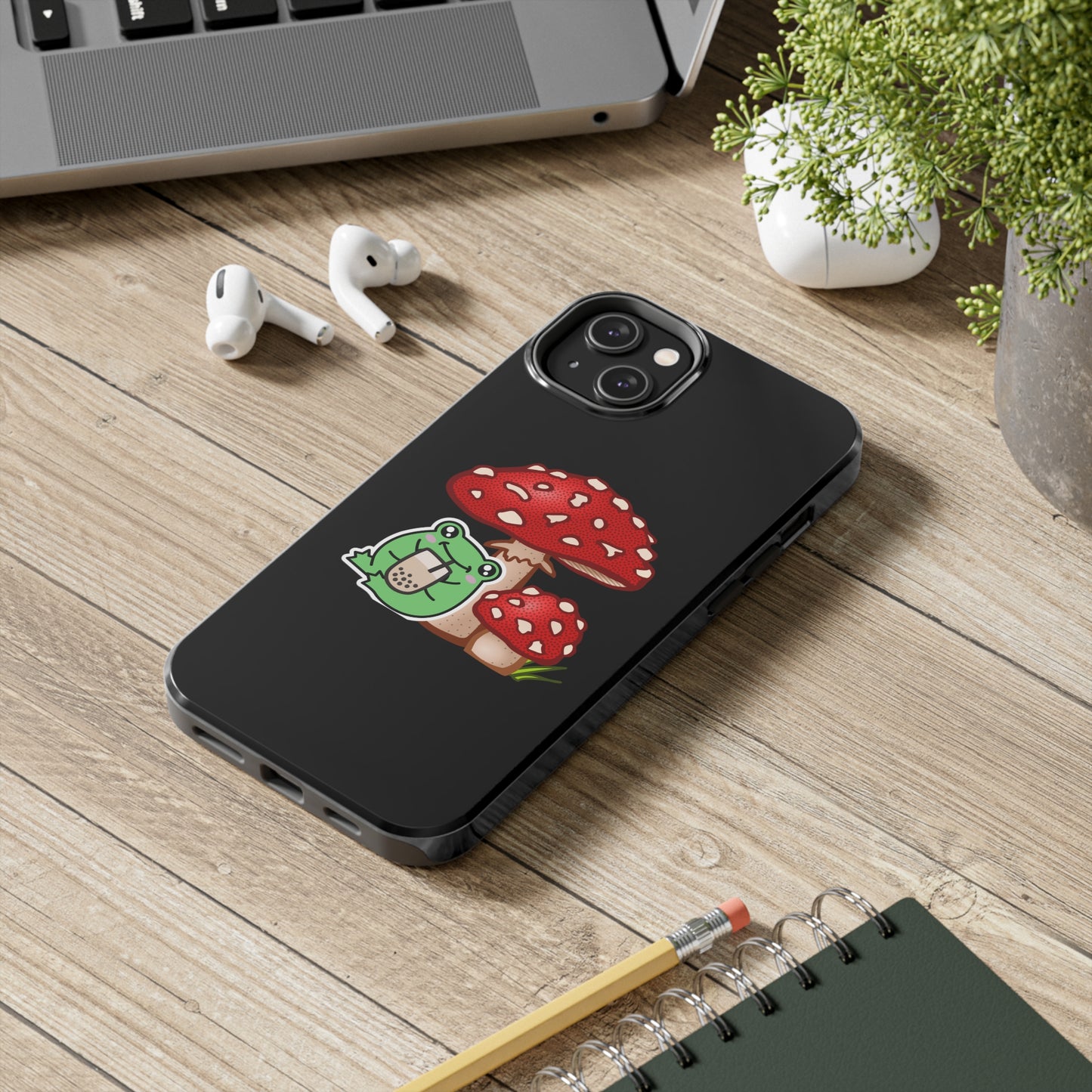 Frog Mushroom Tough Phone Cases