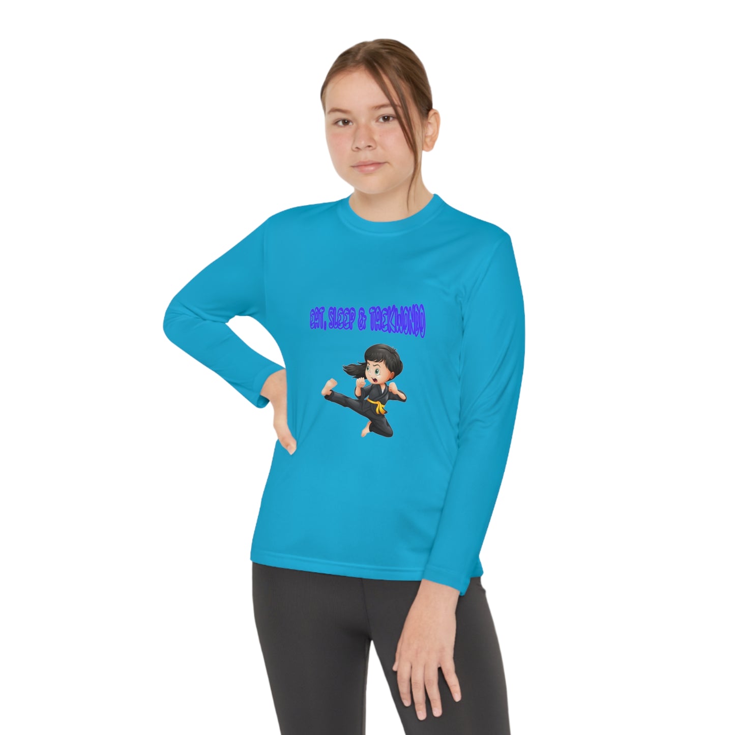 Taekwondo Youth Long Sleeve Competitor Tee