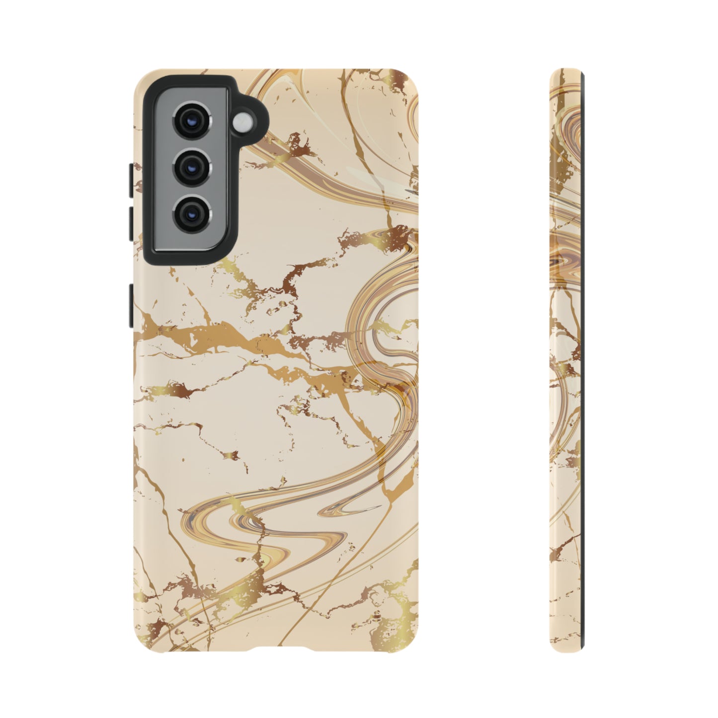 Gold Marble Tough Cases