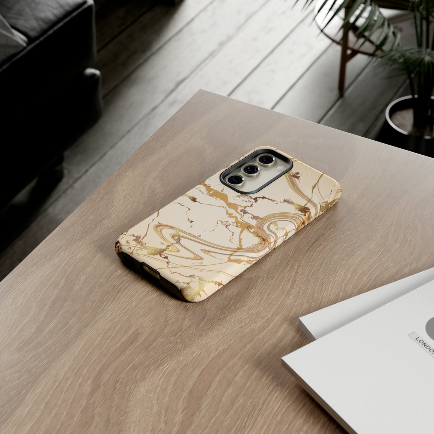 Gold Marble Tough Cases