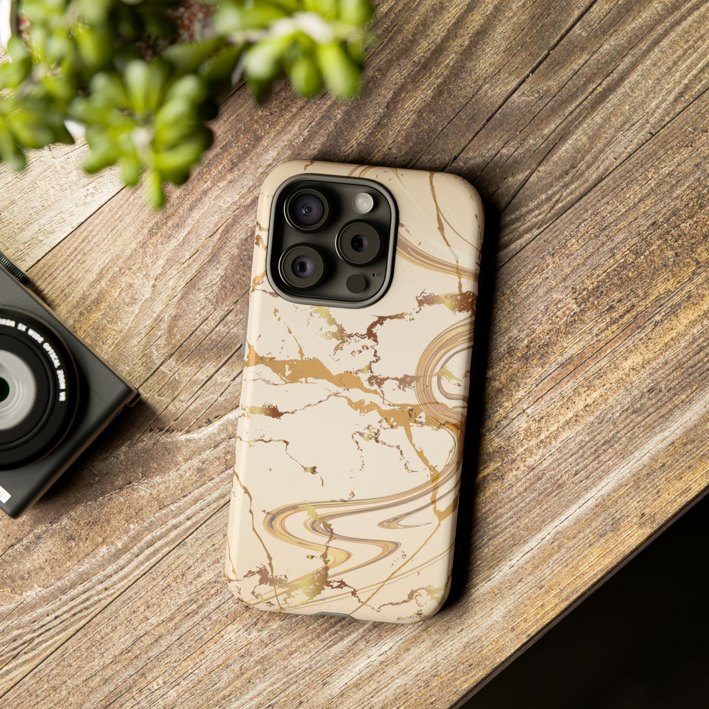 Gold Marble Tough Cases