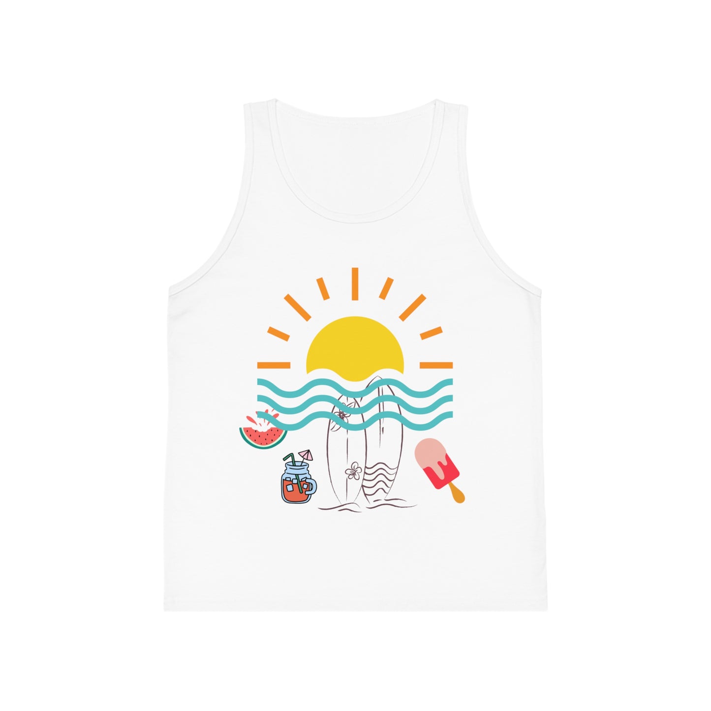 Summer Vibes Kid's Jersey Tank Top