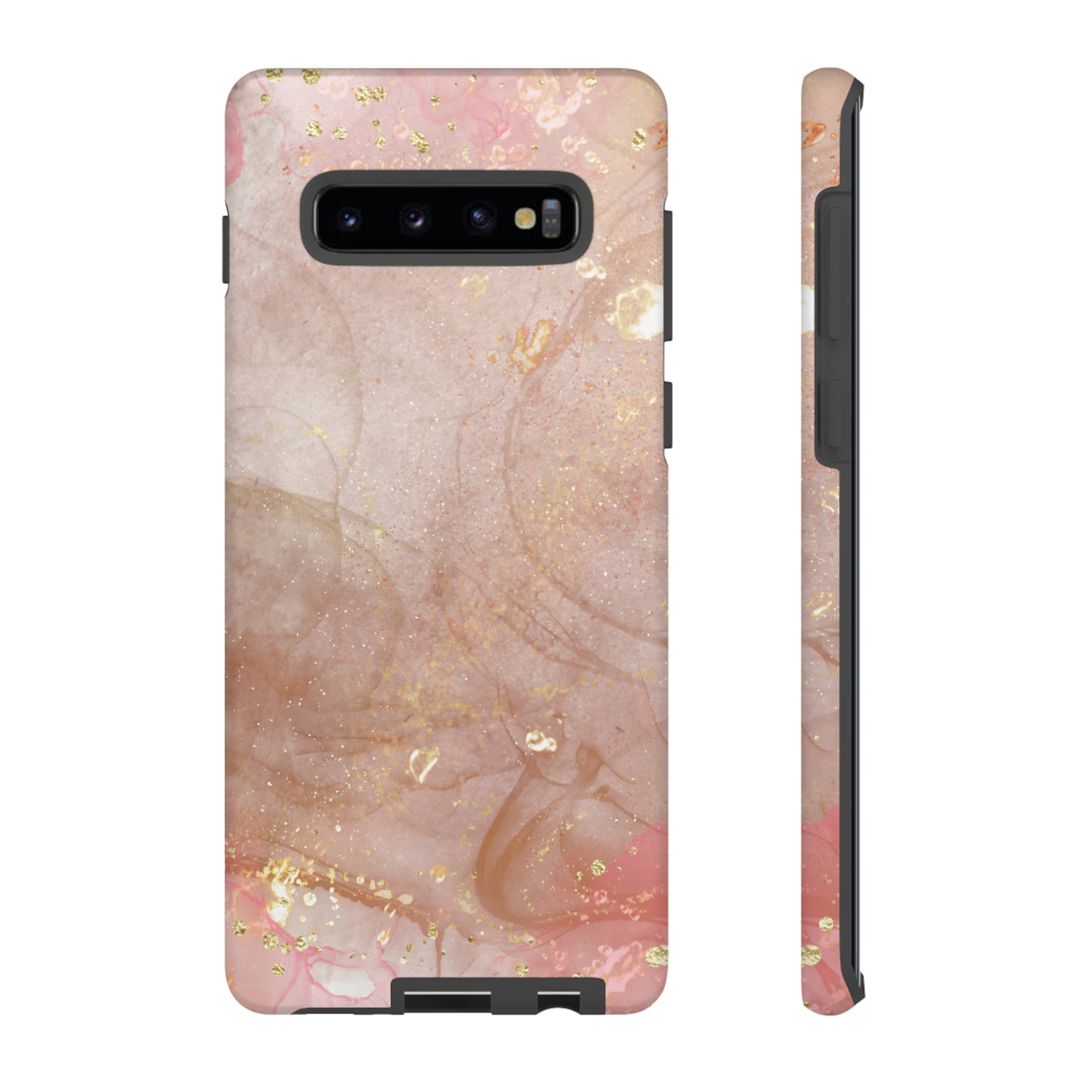 Rose Gold Marble Phone Tough Cases