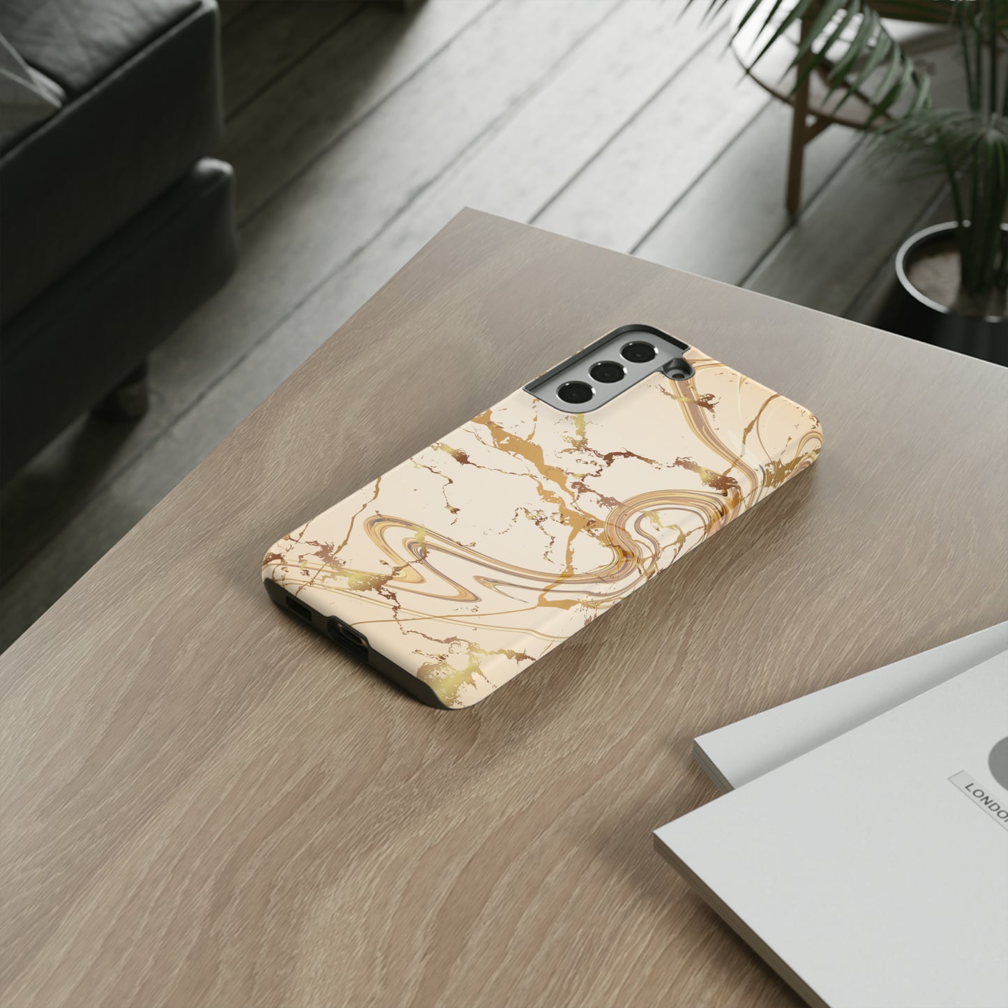 Gold Marble Tough Cases