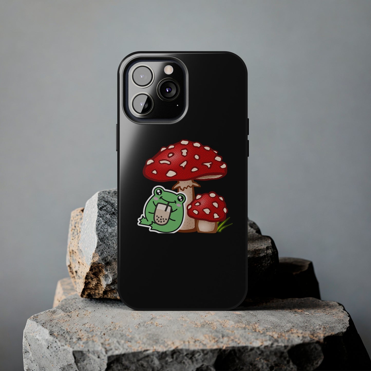 Frog Mushroom Tough Phone Cases