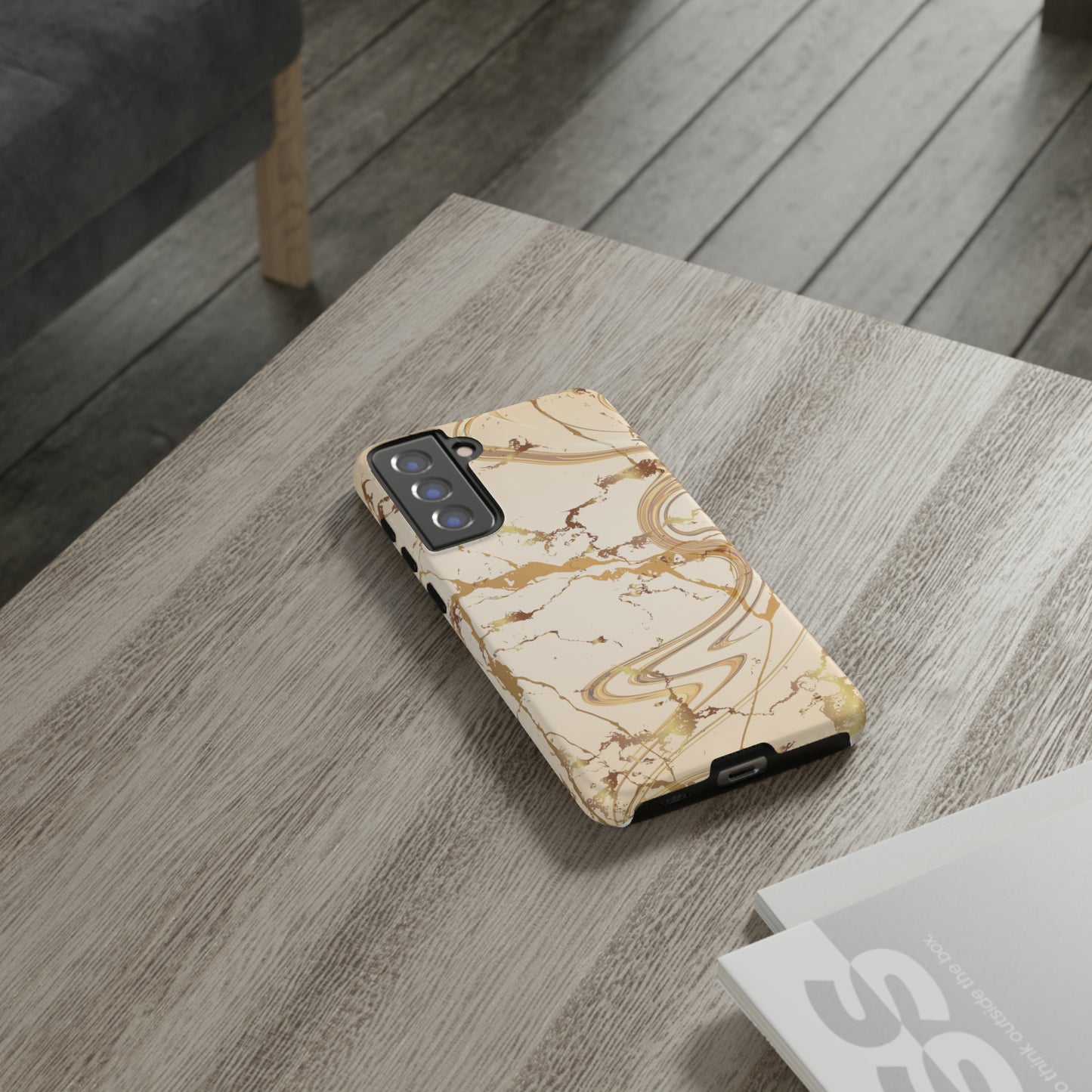 Gold Marble Tough Cases