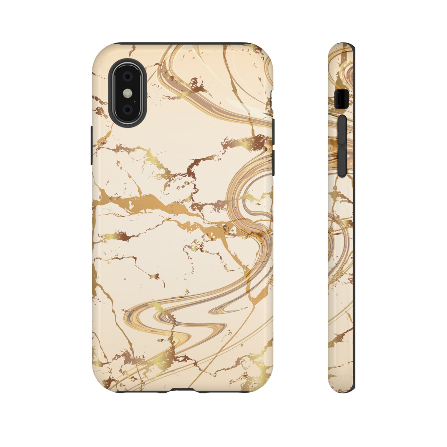 Gold Marble Tough Cases