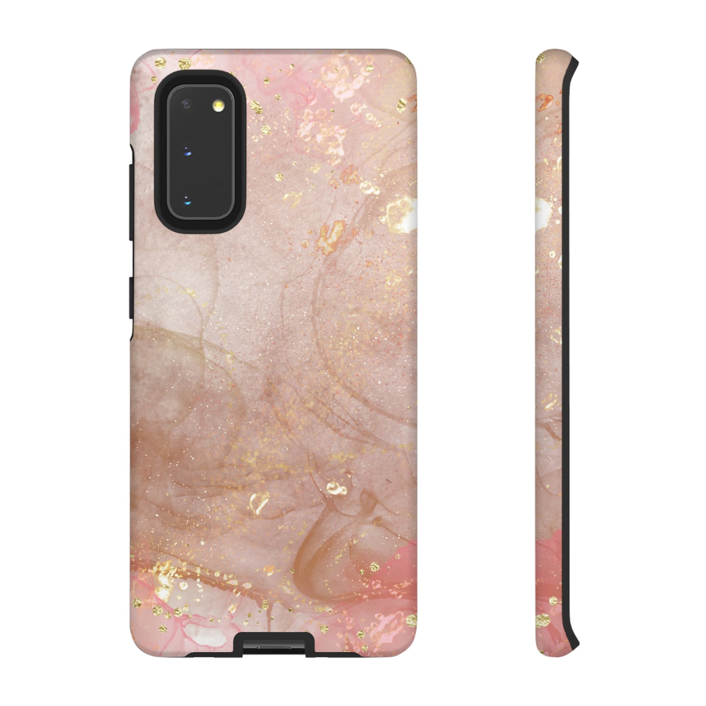 Rose Gold Marble Phone Tough Cases