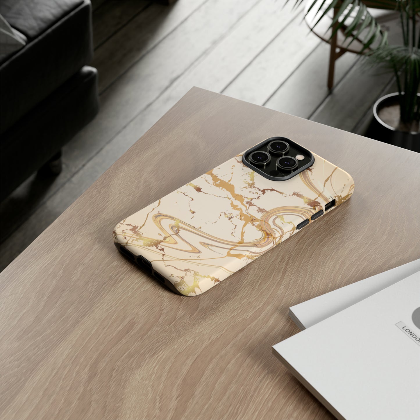 Gold Marble Tough Cases