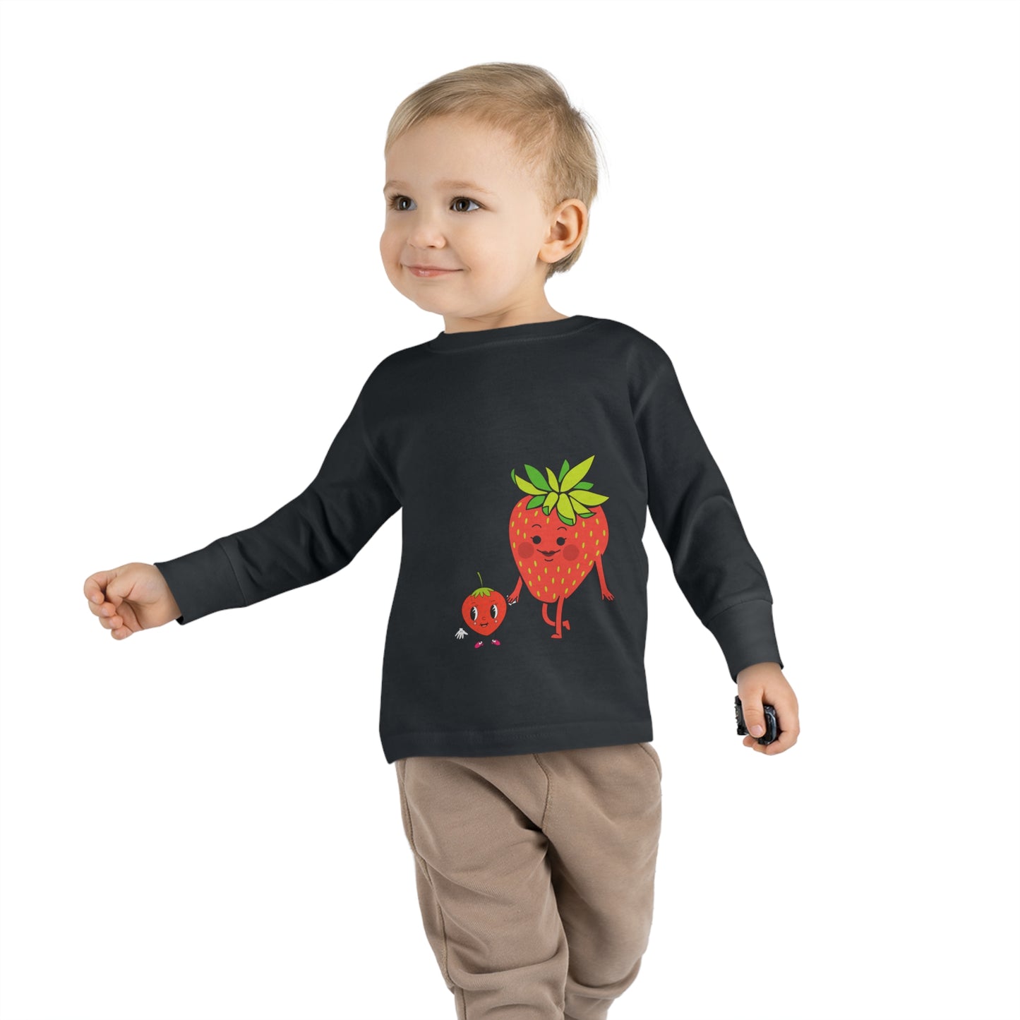 Strawberries Toddler Long Sleeve Tee