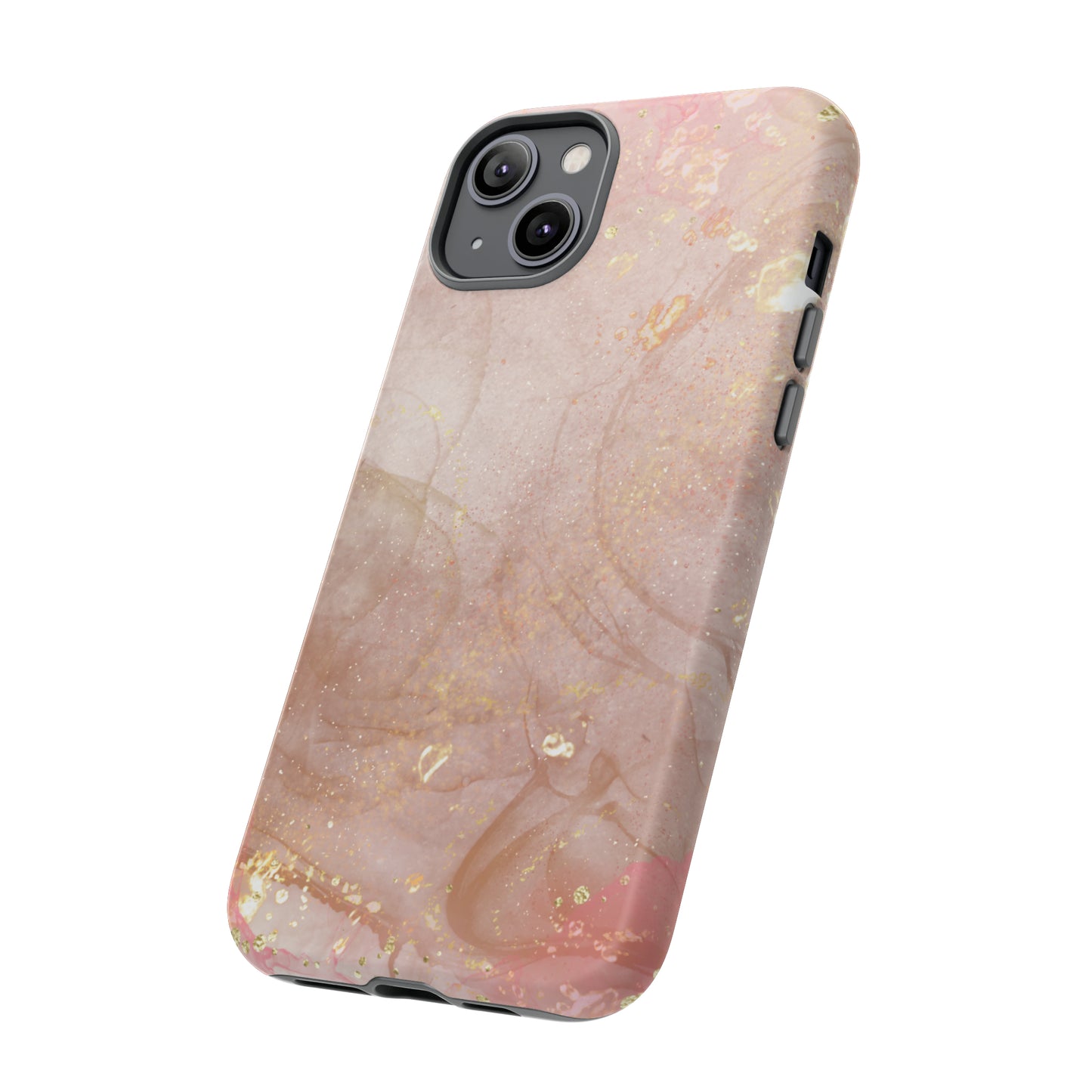 Rose Gold Marble Phone Tough Cases