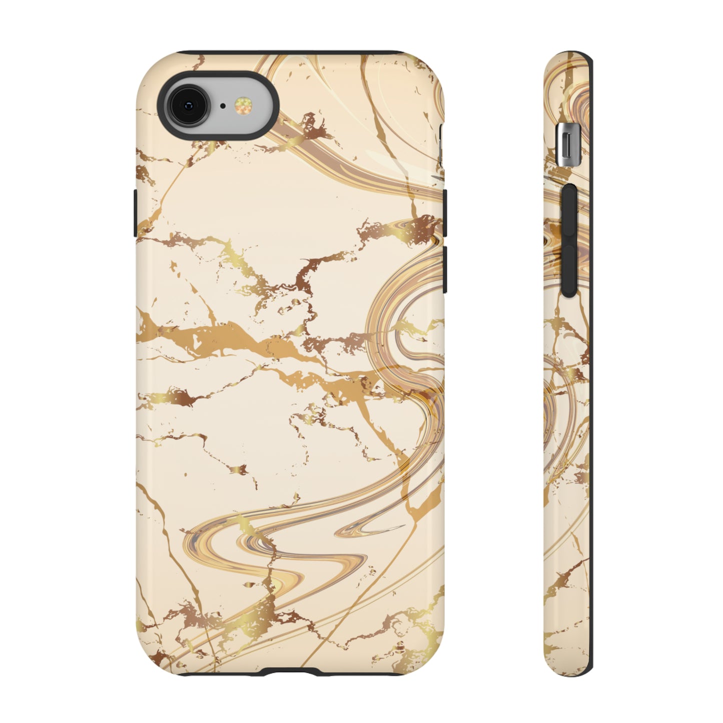 Gold Marble Tough Cases