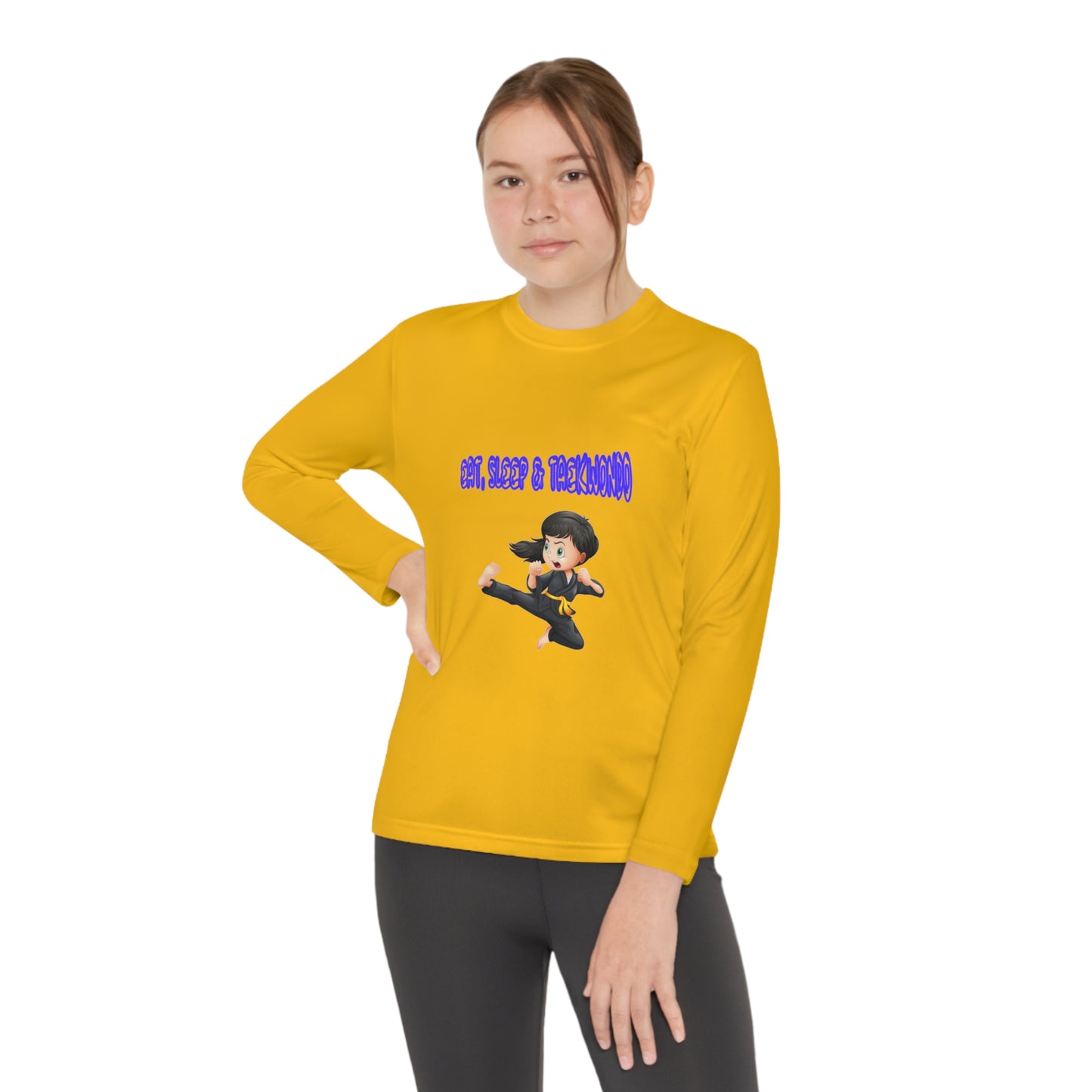 Taekwondo Youth Long Sleeve Competitor Tee