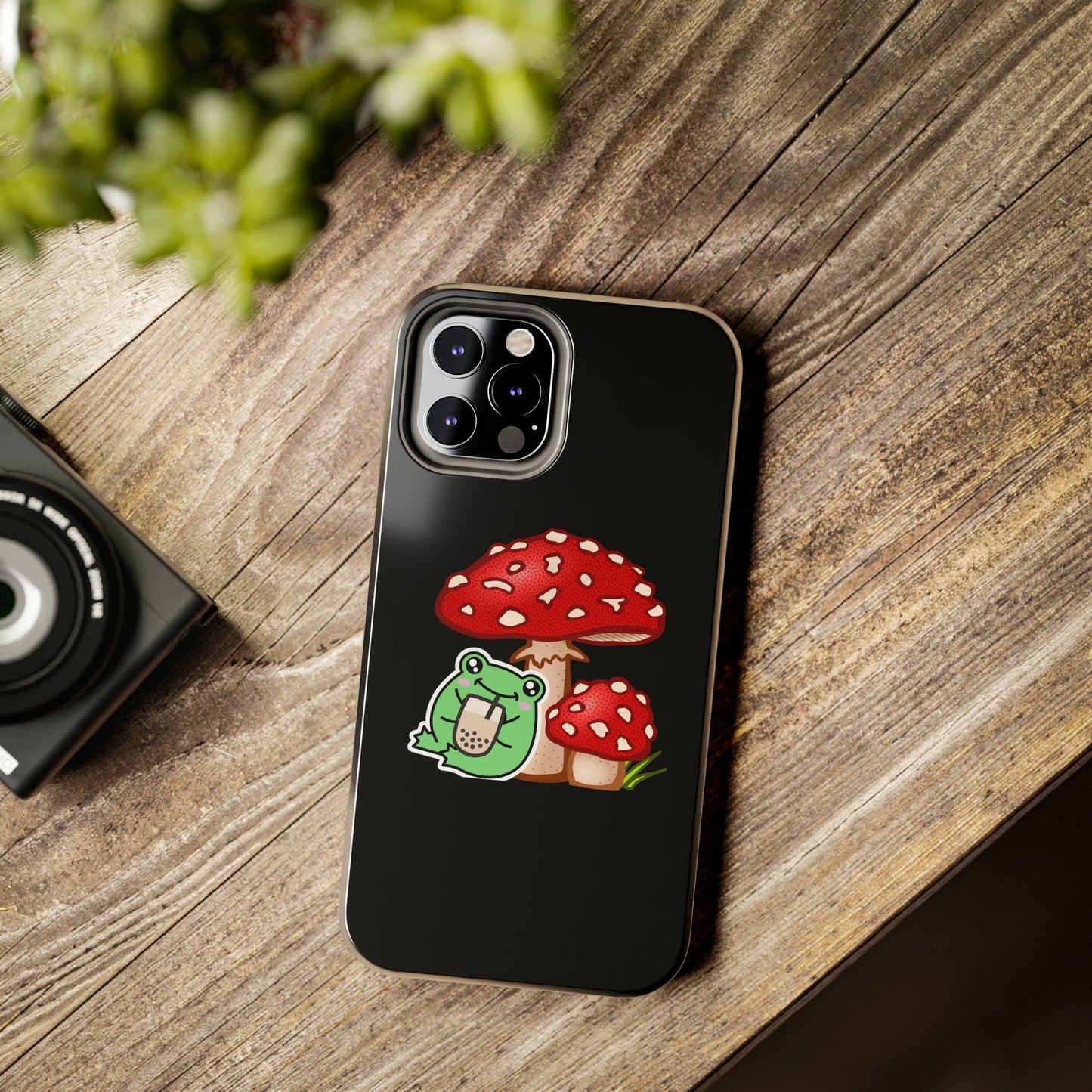 Frog Mushroom Tough Phone Cases