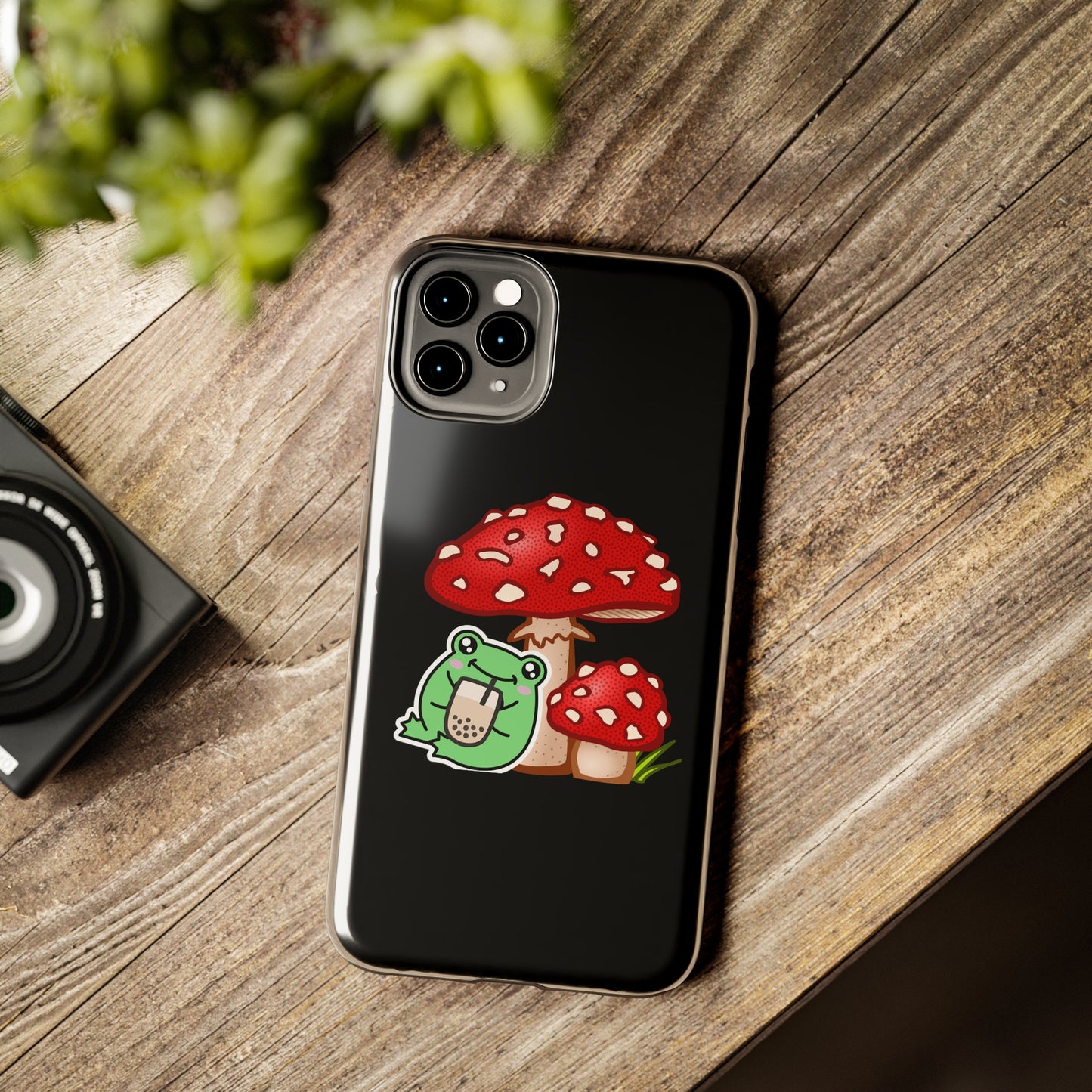 Frog Mushroom Tough Phone Cases