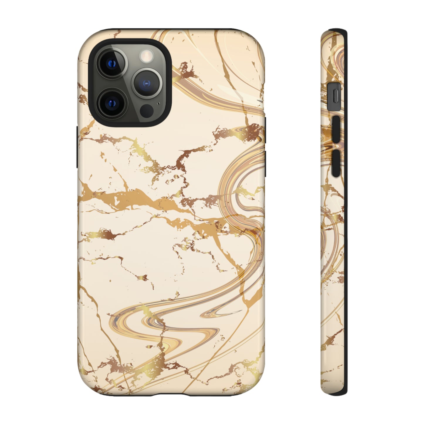 Gold Marble Tough Cases