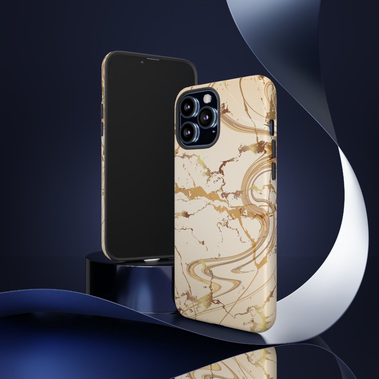 Gold Marble Tough Cases