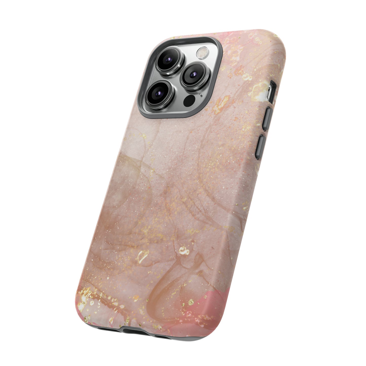 Rose Gold Marble Phone Tough Cases