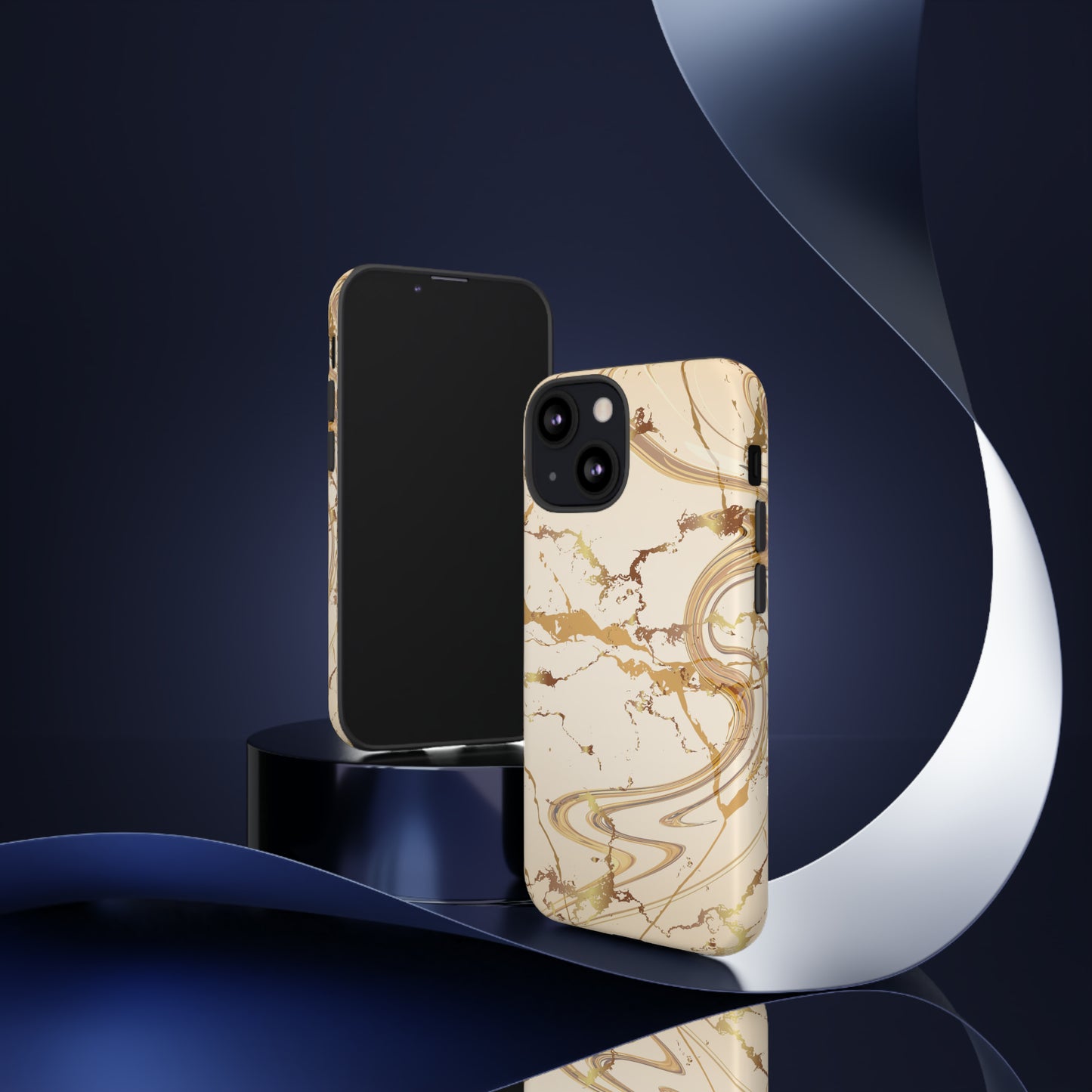 Gold Marble Tough Cases