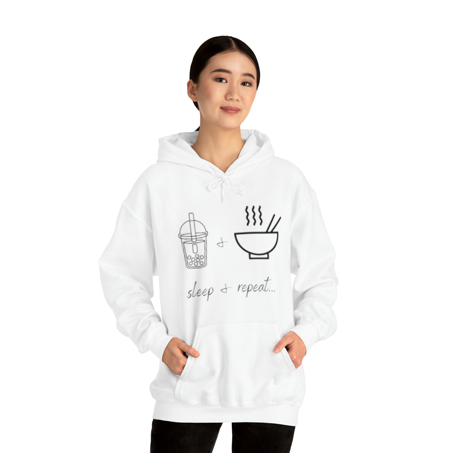 Boba Tea Unisex Heavy Blend™ Hooded Sweatshirt