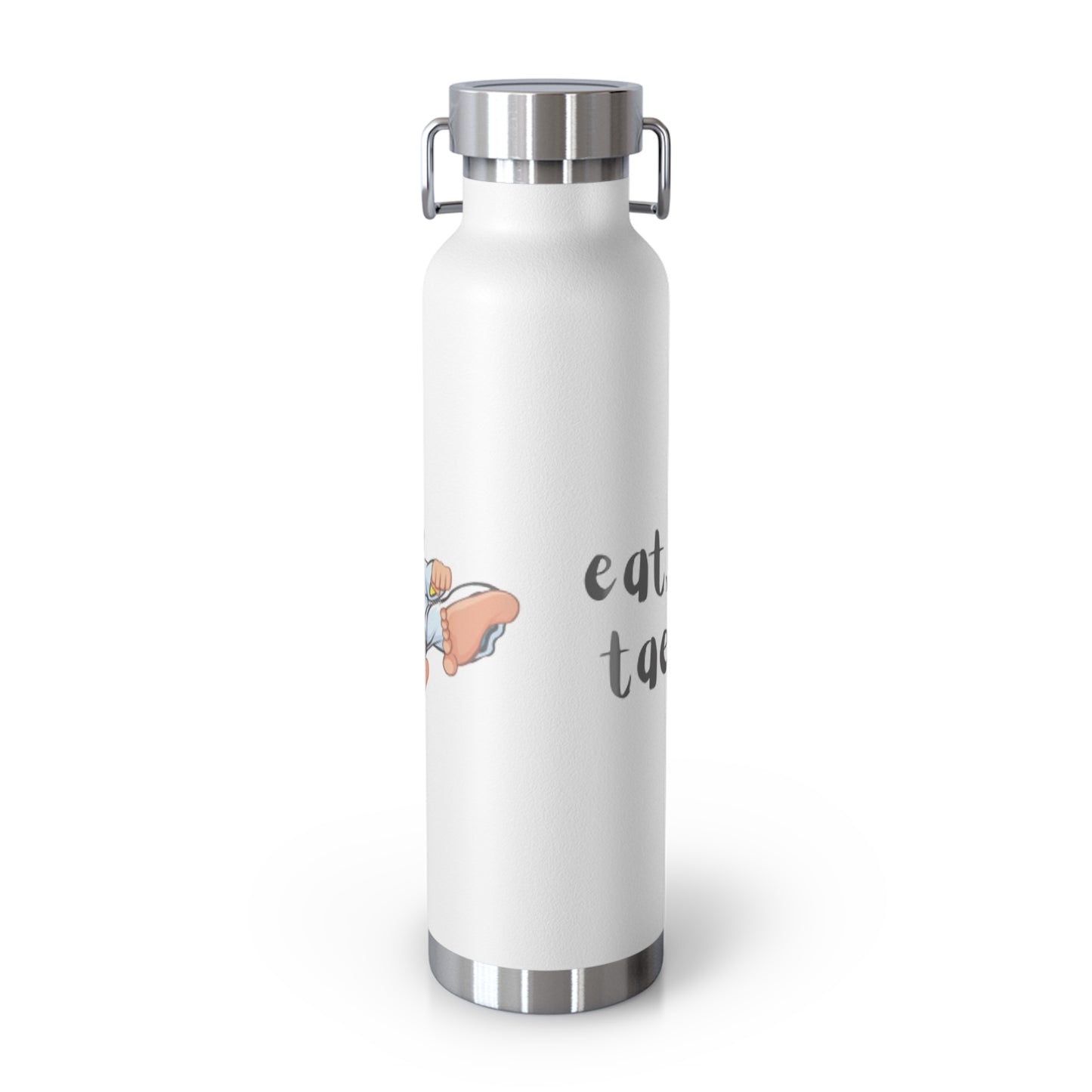 Copper Vacuum Insulated Bottle, 22oz - Taekwondo Design