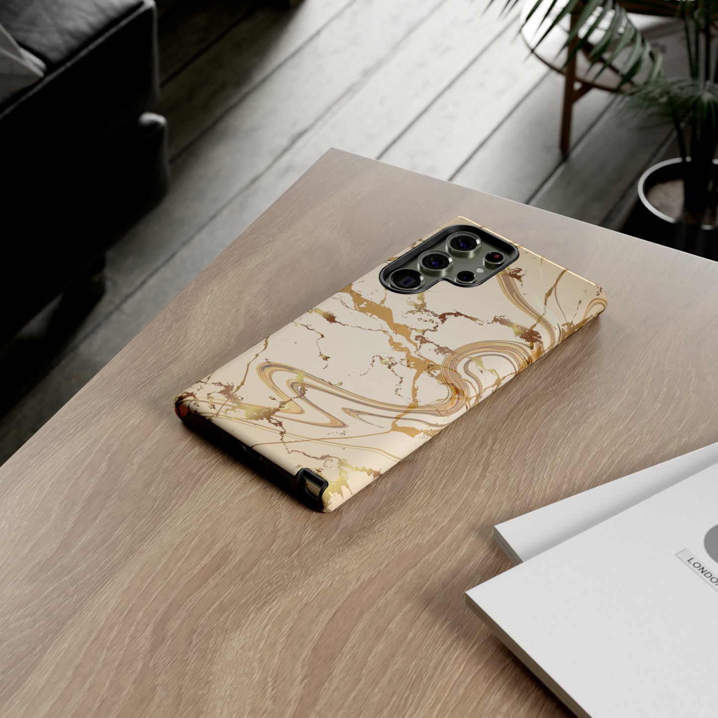 Gold Marble Tough Cases