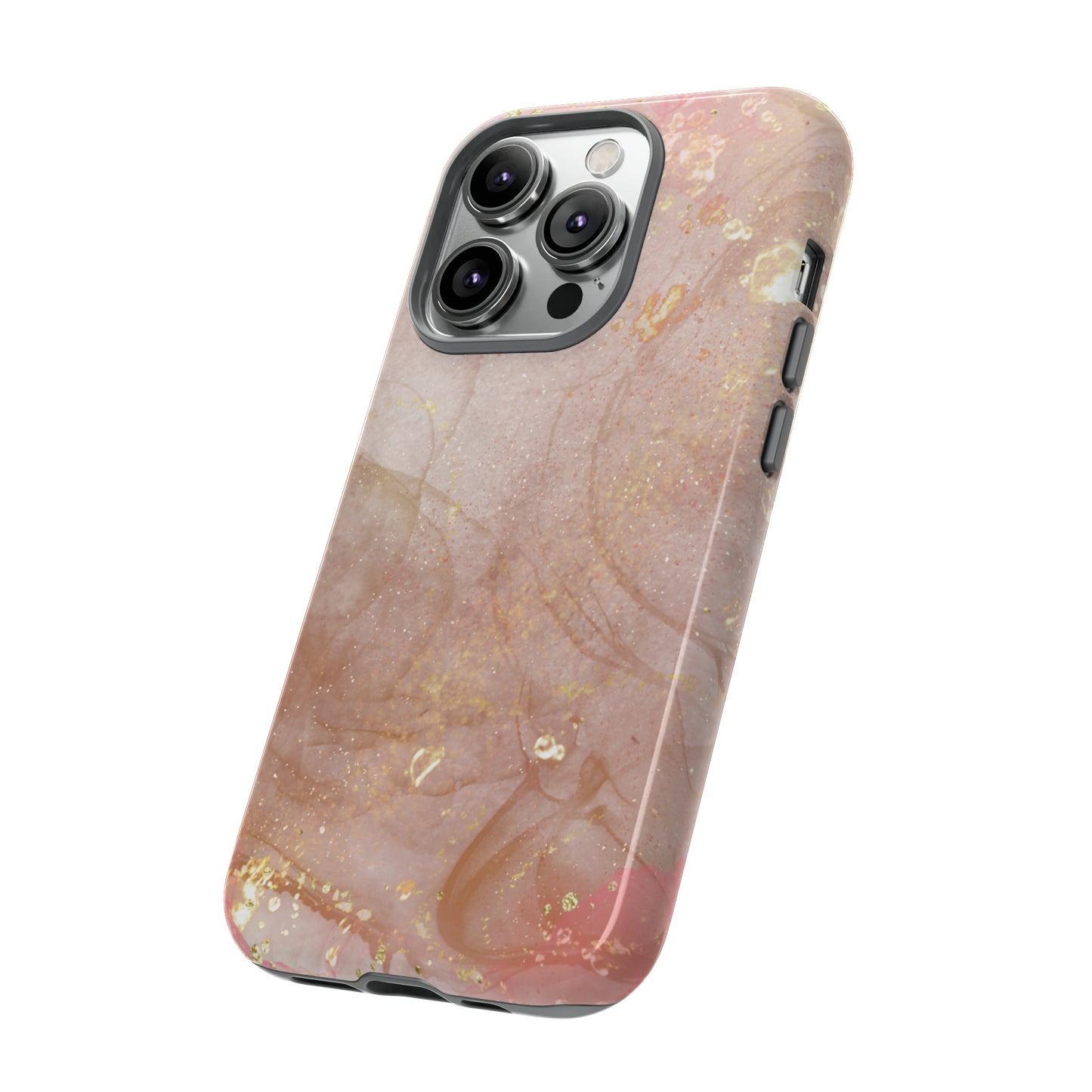 Rose Gold Marble Phone Tough Cases