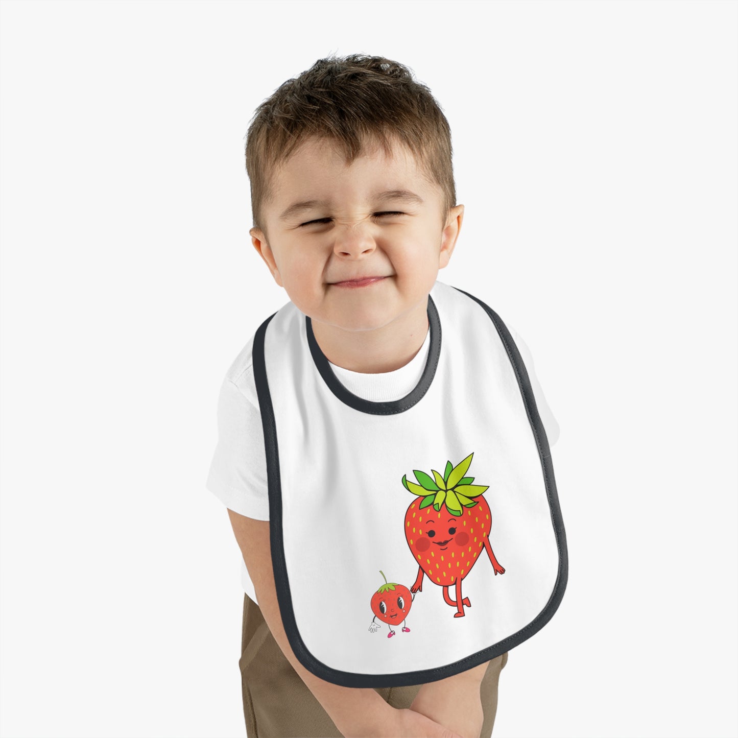 Strawberries Baby Bib