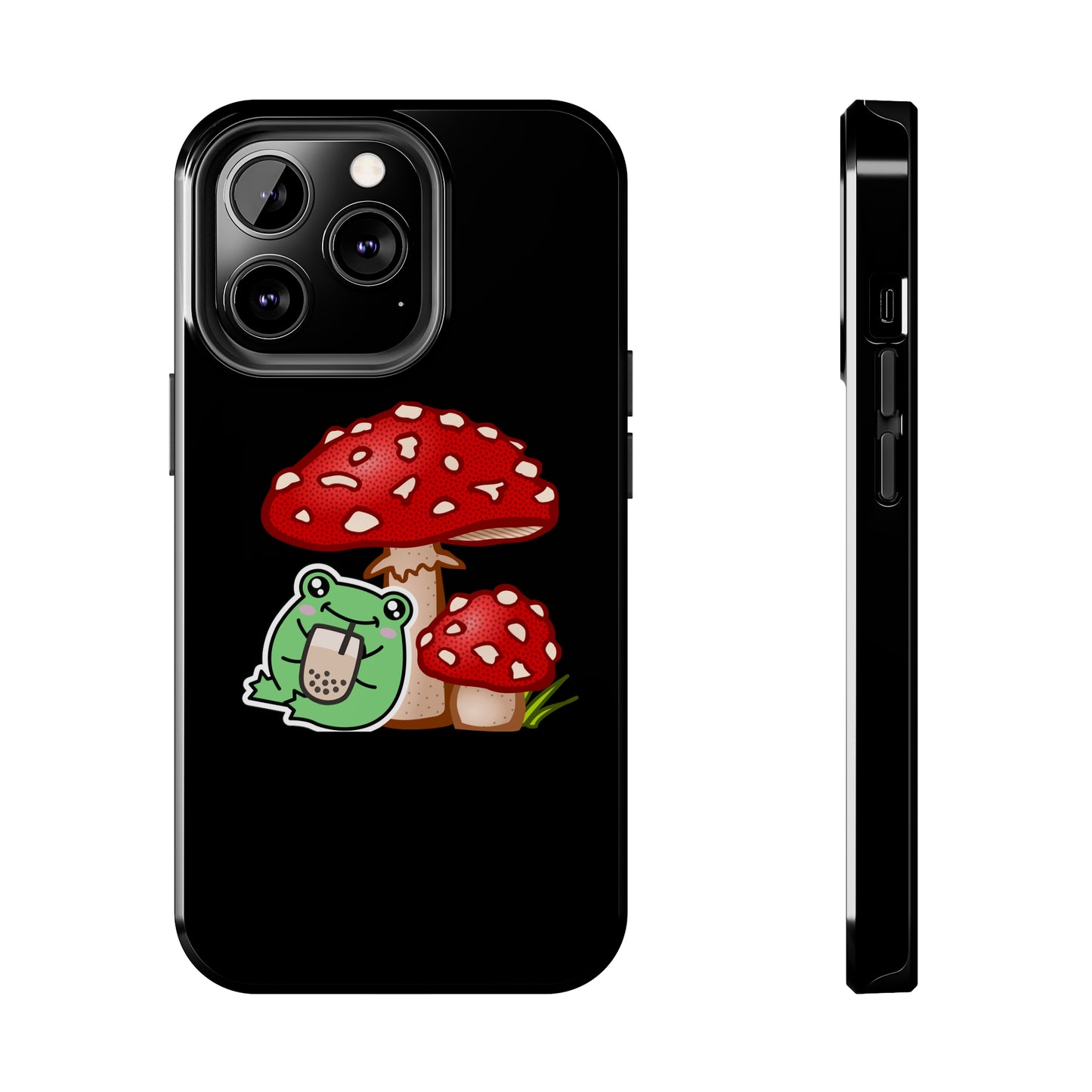 Frog Mushroom Tough Phone Cases