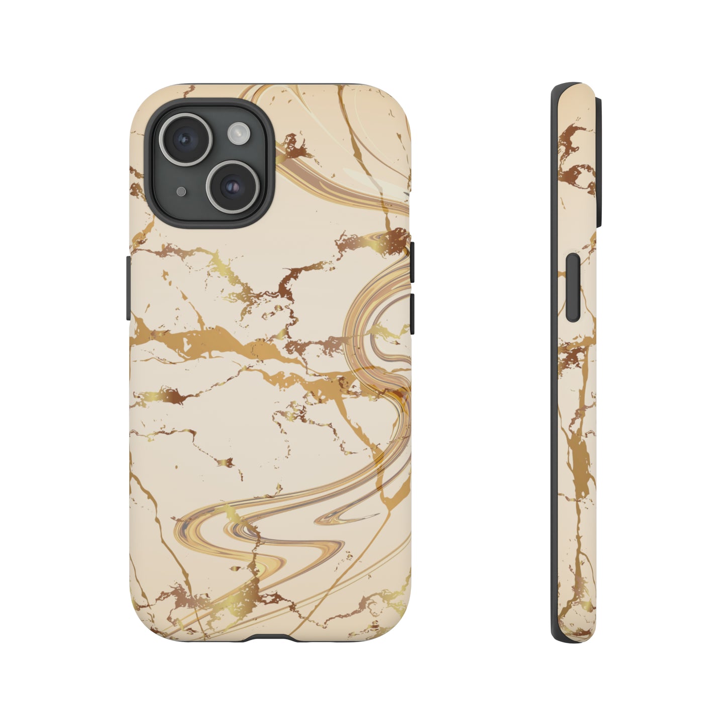 Gold Marble Tough Cases