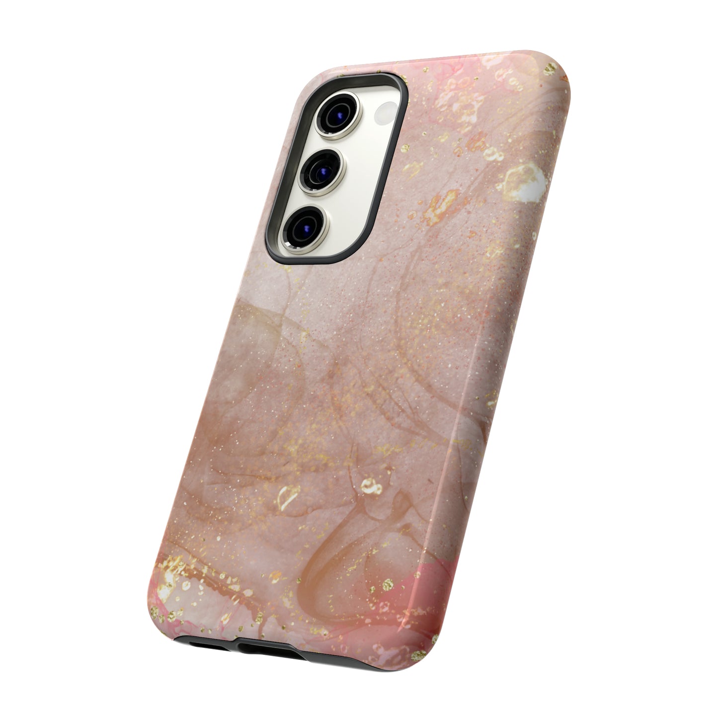 Rose Gold Marble Phone Tough Cases