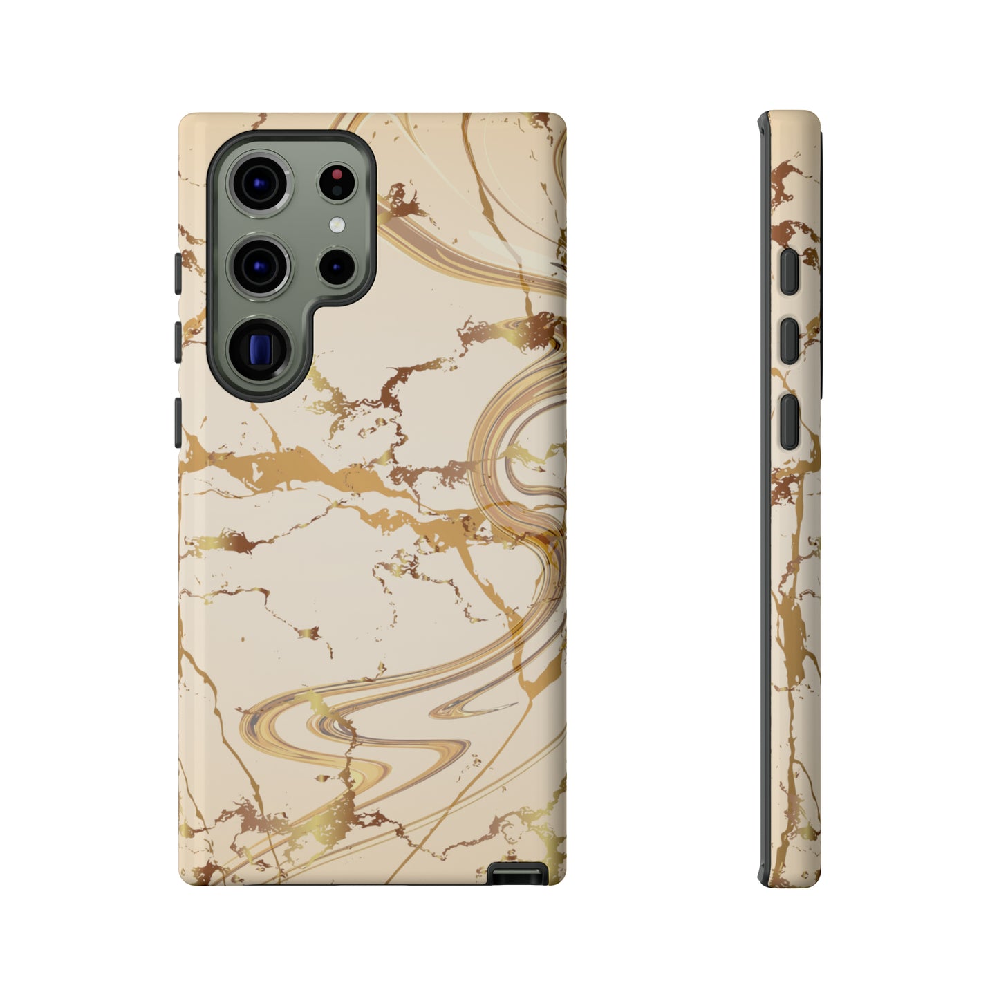 Gold Marble Tough Cases