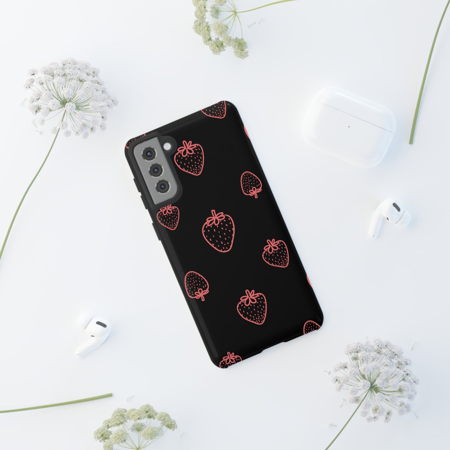 Strawberries Phone Tough Cases