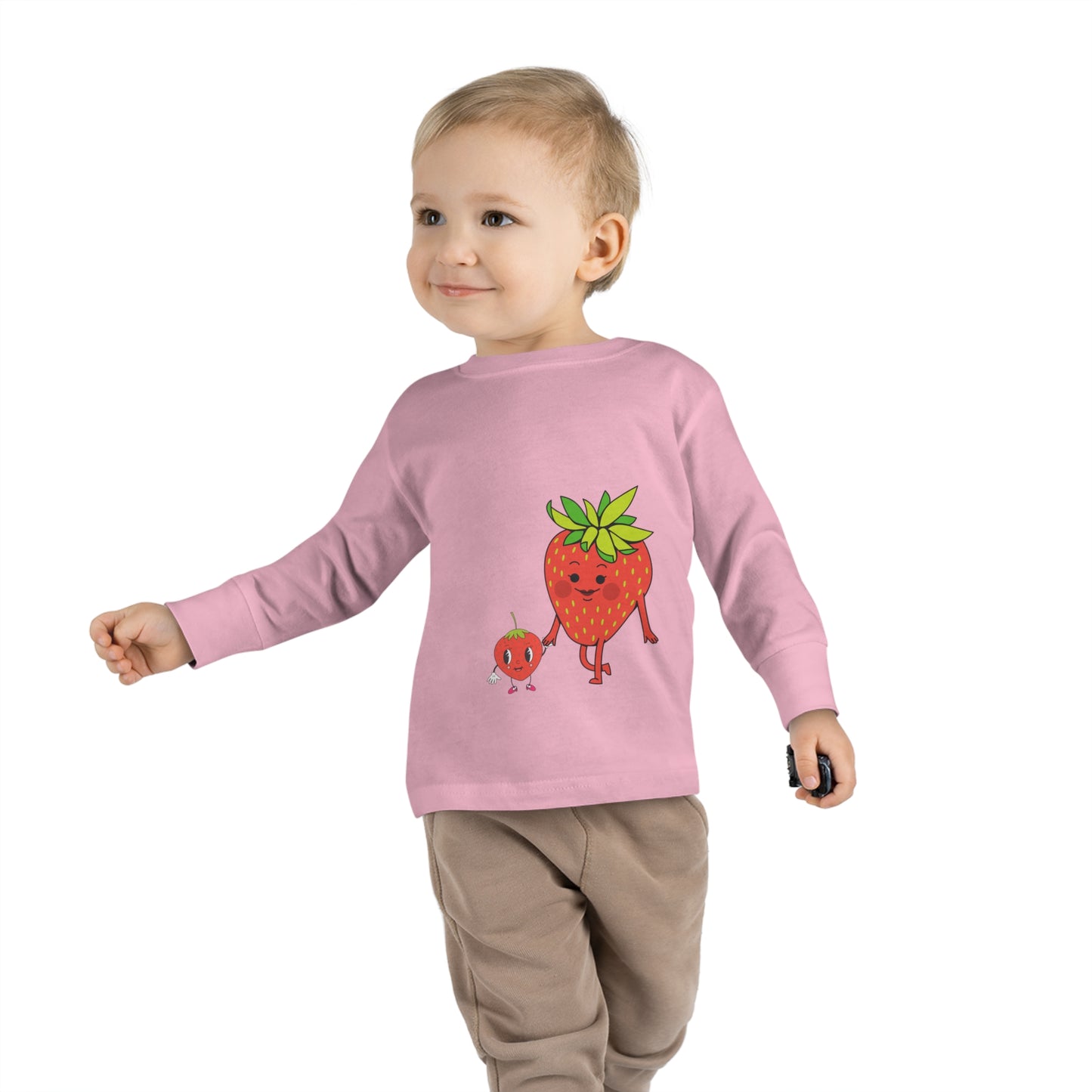 Strawberries Toddler Long Sleeve Tee