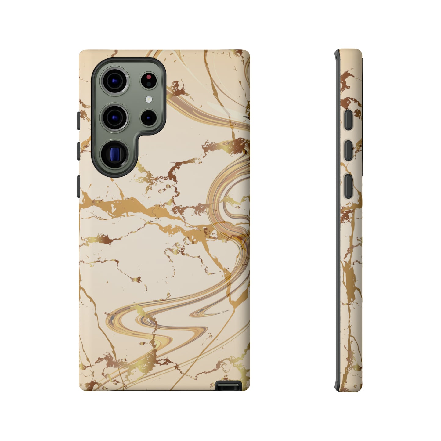 Gold Marble Tough Cases