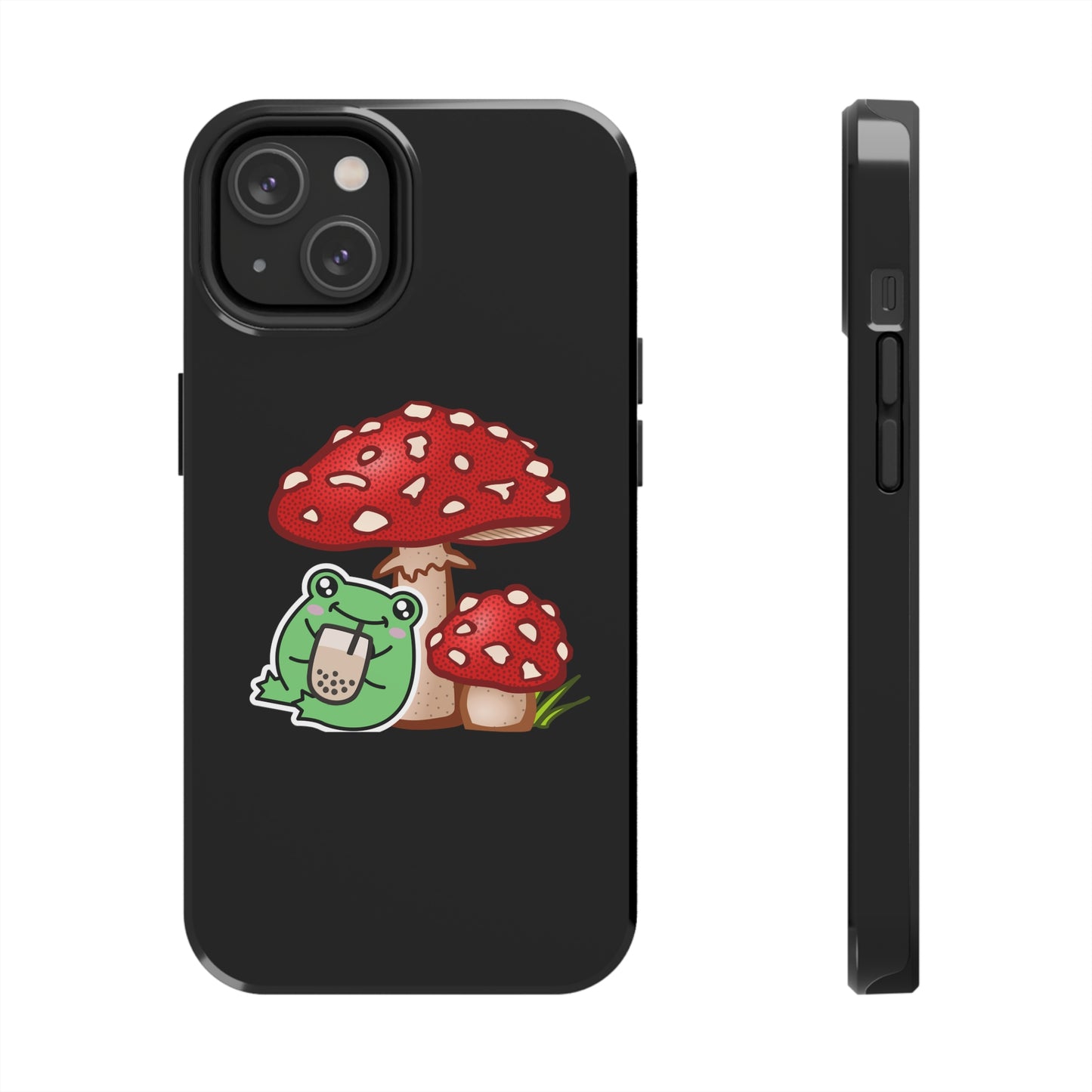 Frog Mushroom Tough Phone Cases