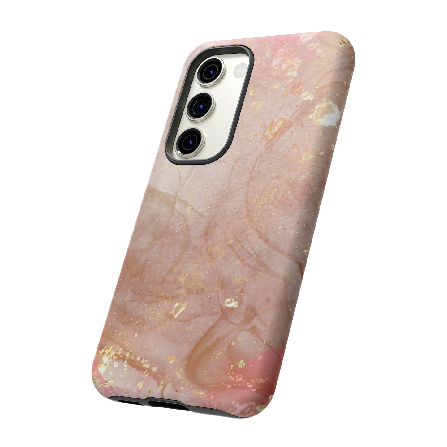 Rose Gold Marble Phone Tough Cases