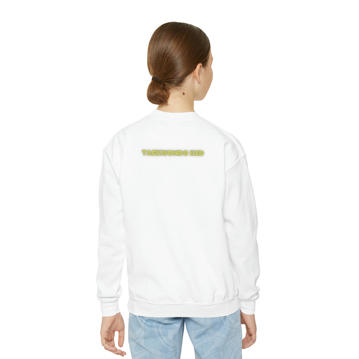 Youth Taekwondo Kid Crewneck Sweatshirt