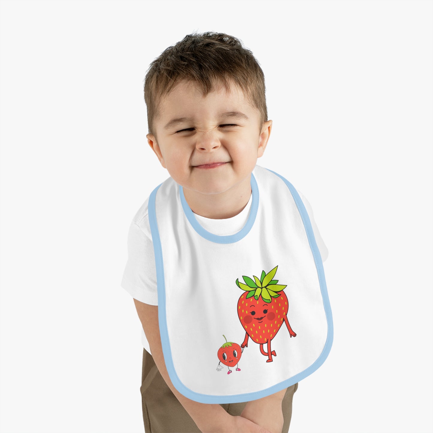 Strawberries Baby Bib